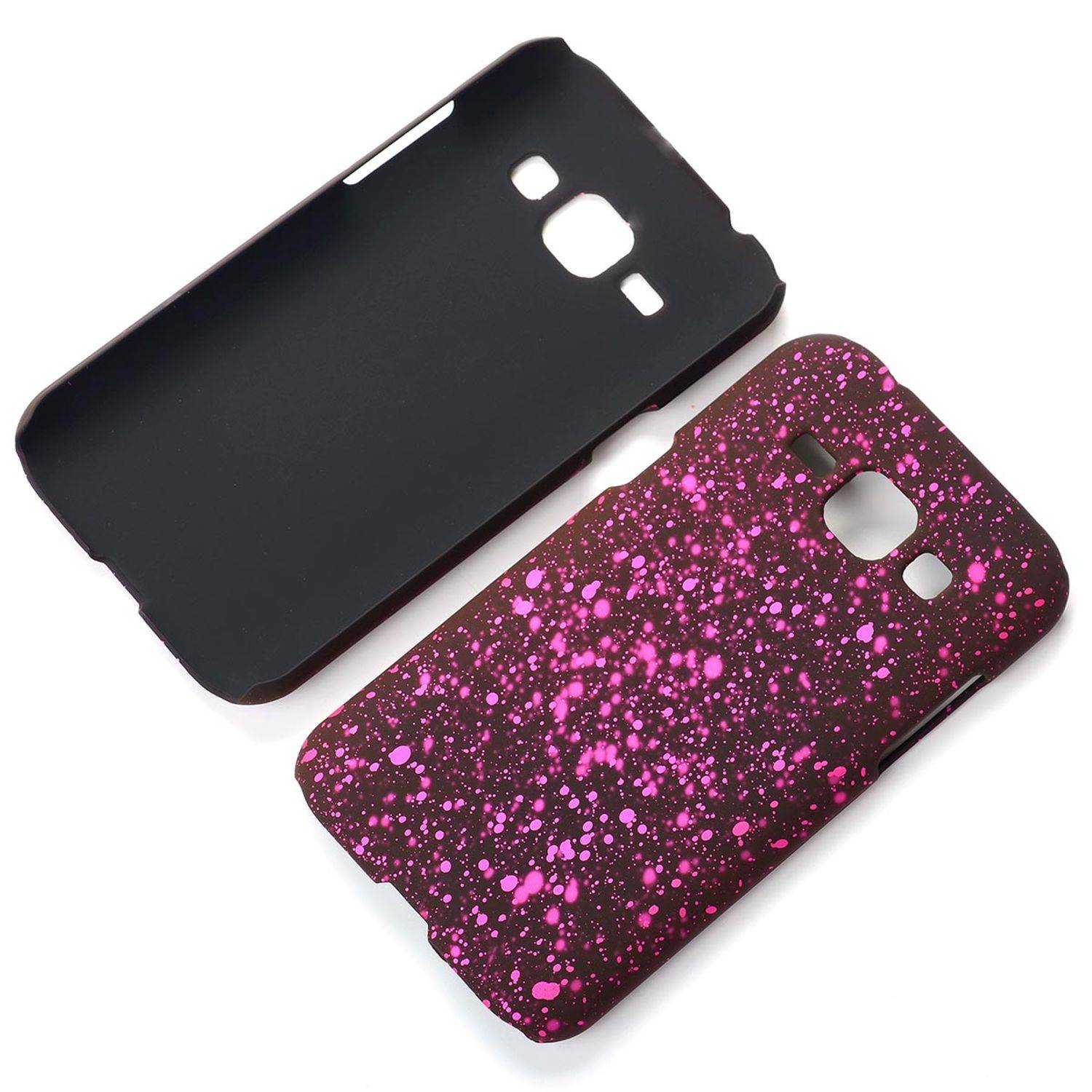 Samsung Galaxy J1 (2015) Handyhülle Backcover Schwarz
