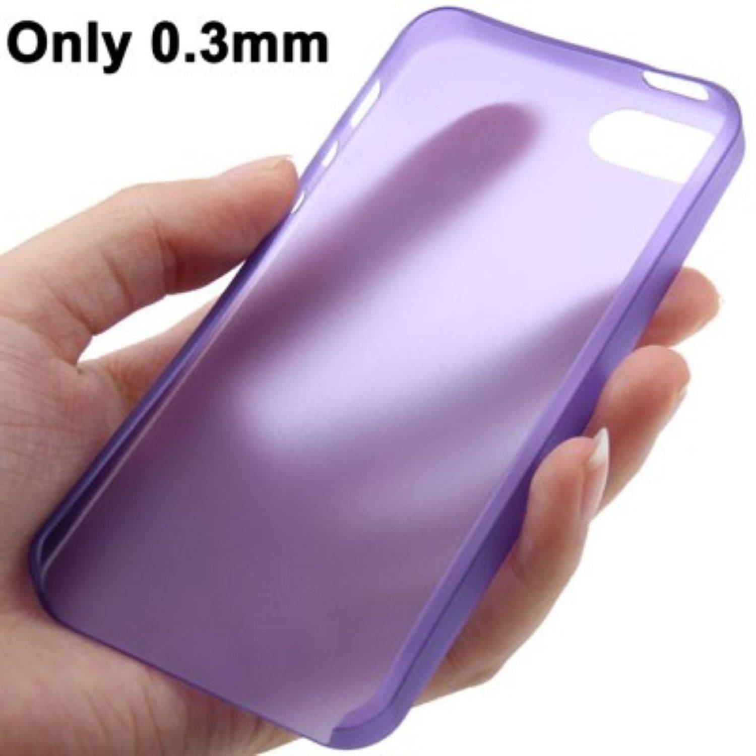 Apple iPhone 5 / 5s / SE Handyhülle Backcover Violett