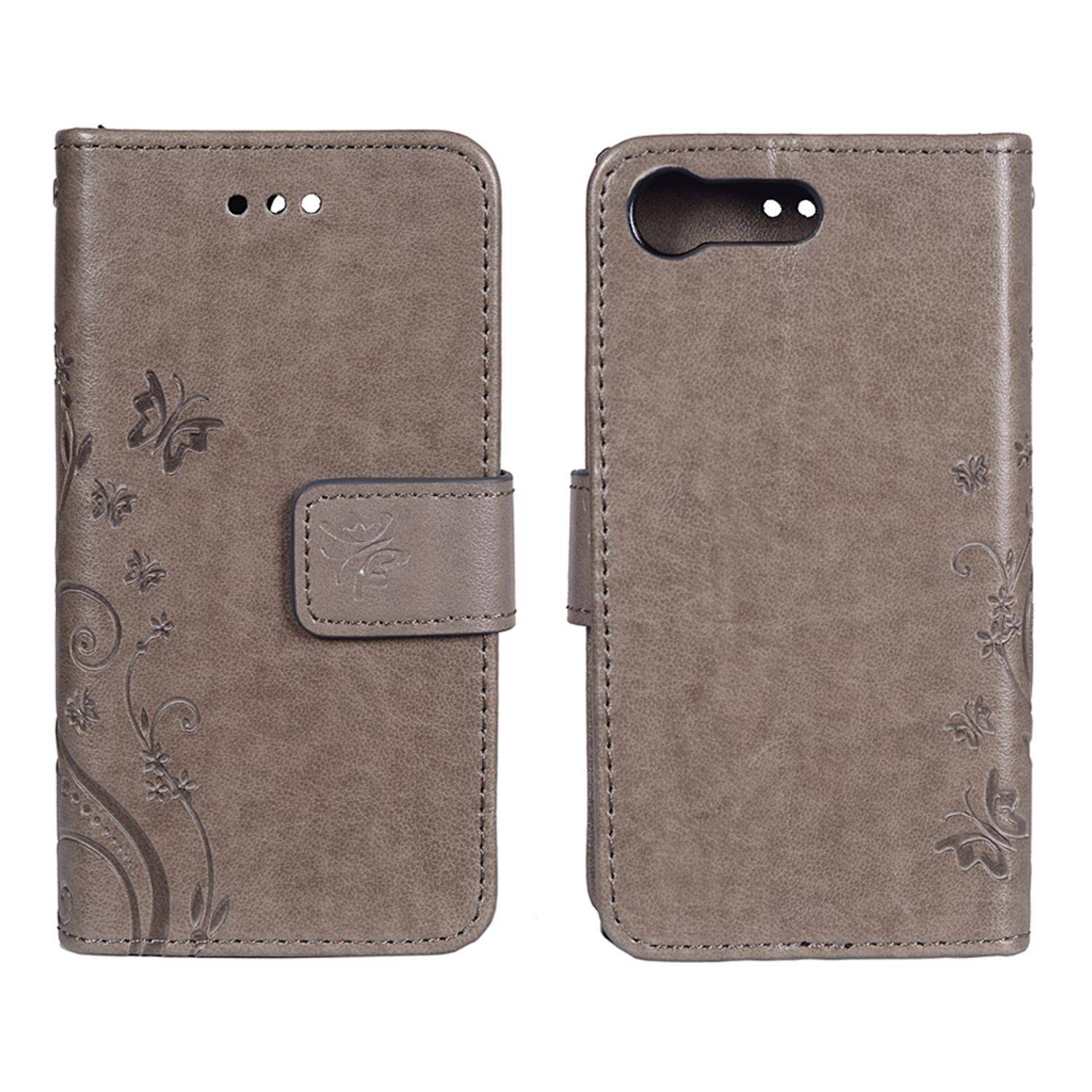Sony Xperia X Compact Handyhülle Bookcover Grau