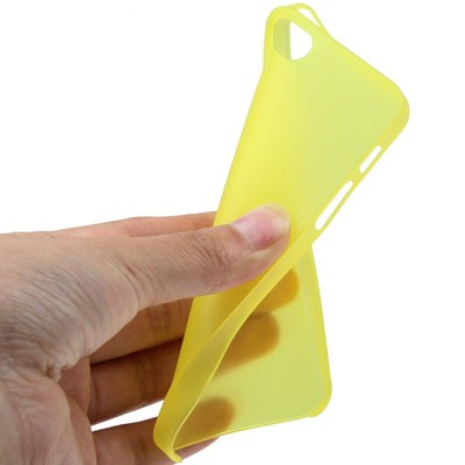 Apple iPhone 5 / 5s / SE Handyhülle Backcover Gelb