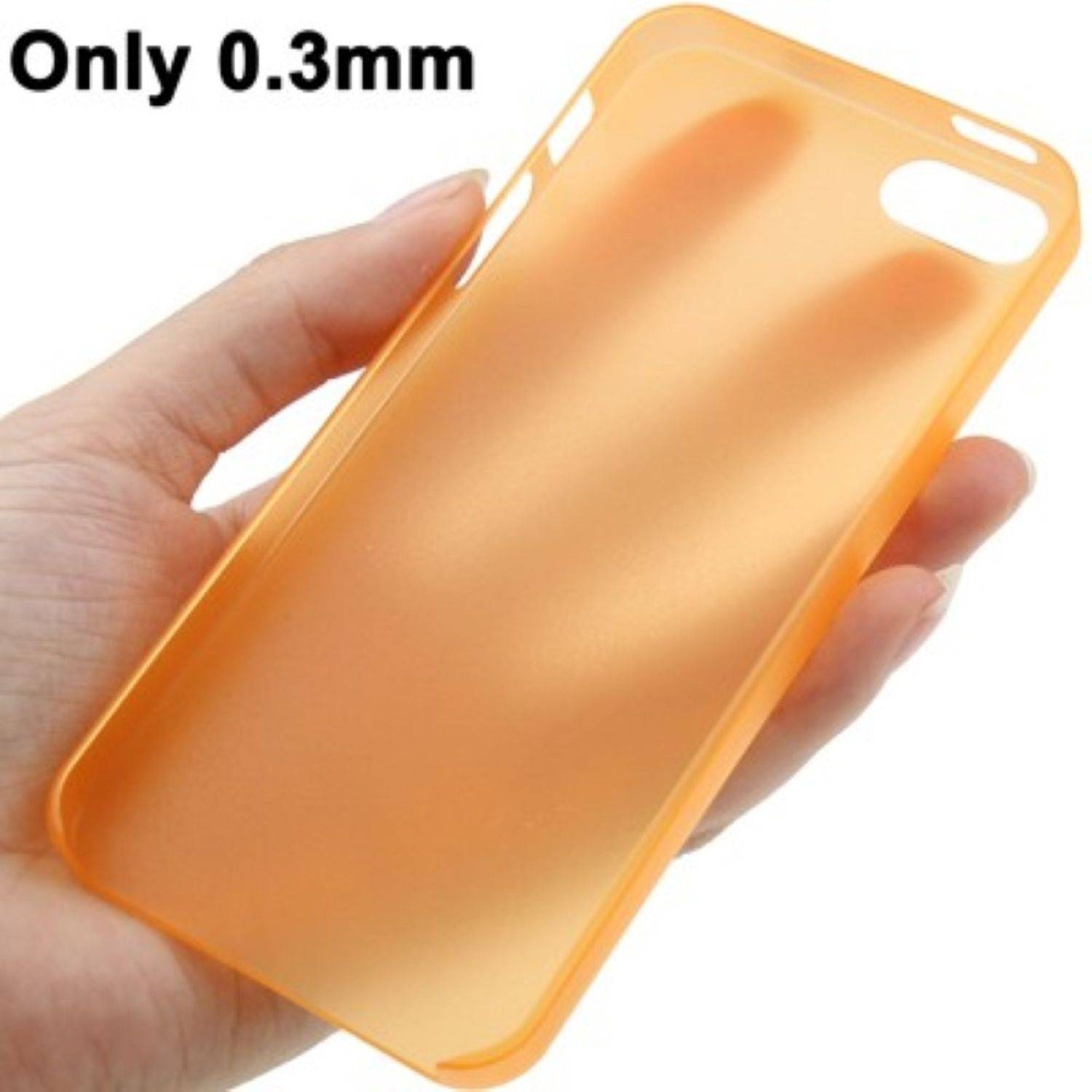 Apple iPhone 5 / 5s / SE Handyhülle Backcover Orange