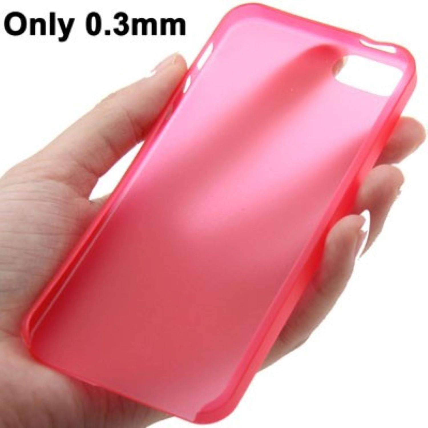 Apple iPhone 5 / 5s / SE Handyhülle Backcover Rot