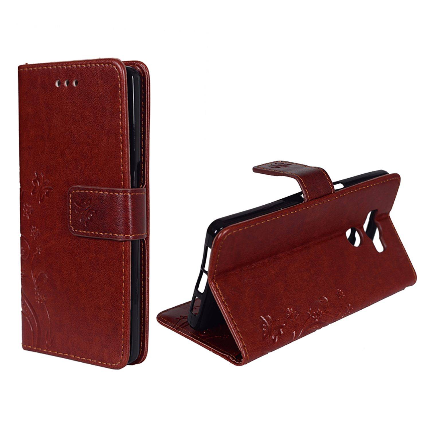 Elephone P9000 Handyhülle Bookcover Braun