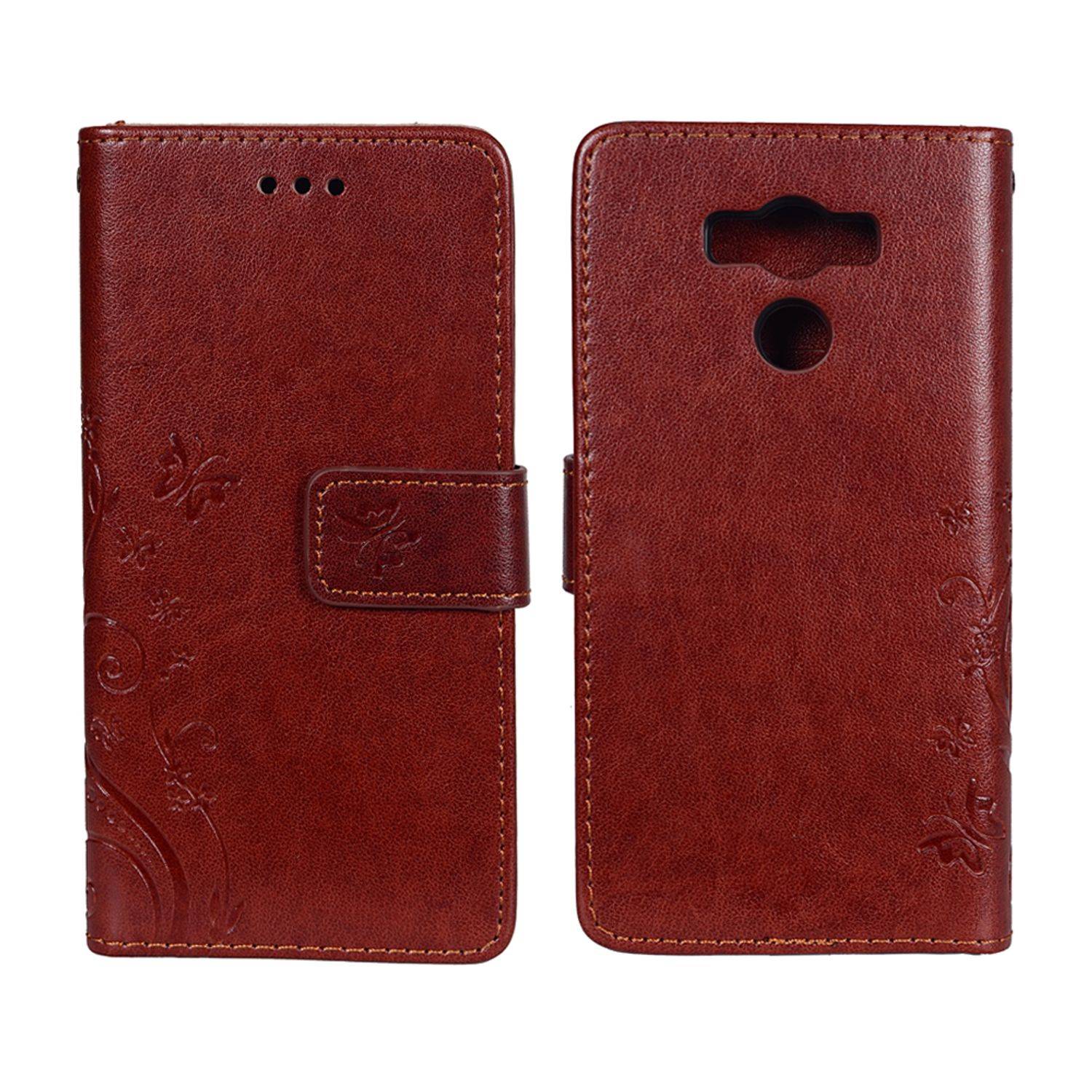 Elephone P9000 Handyhülle Bookcover Braun