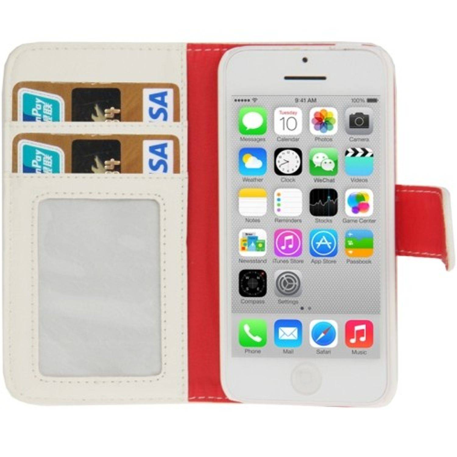 Apple iPhone 5c Handyhülle Backcover Weiß
