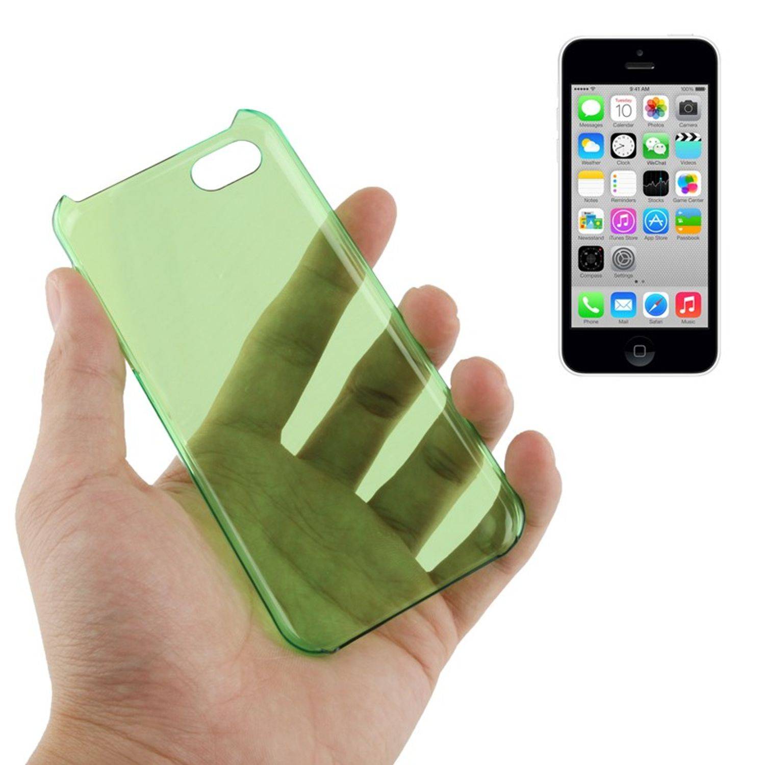 Apple iPhone 5c Handyhülle Backcover Grün