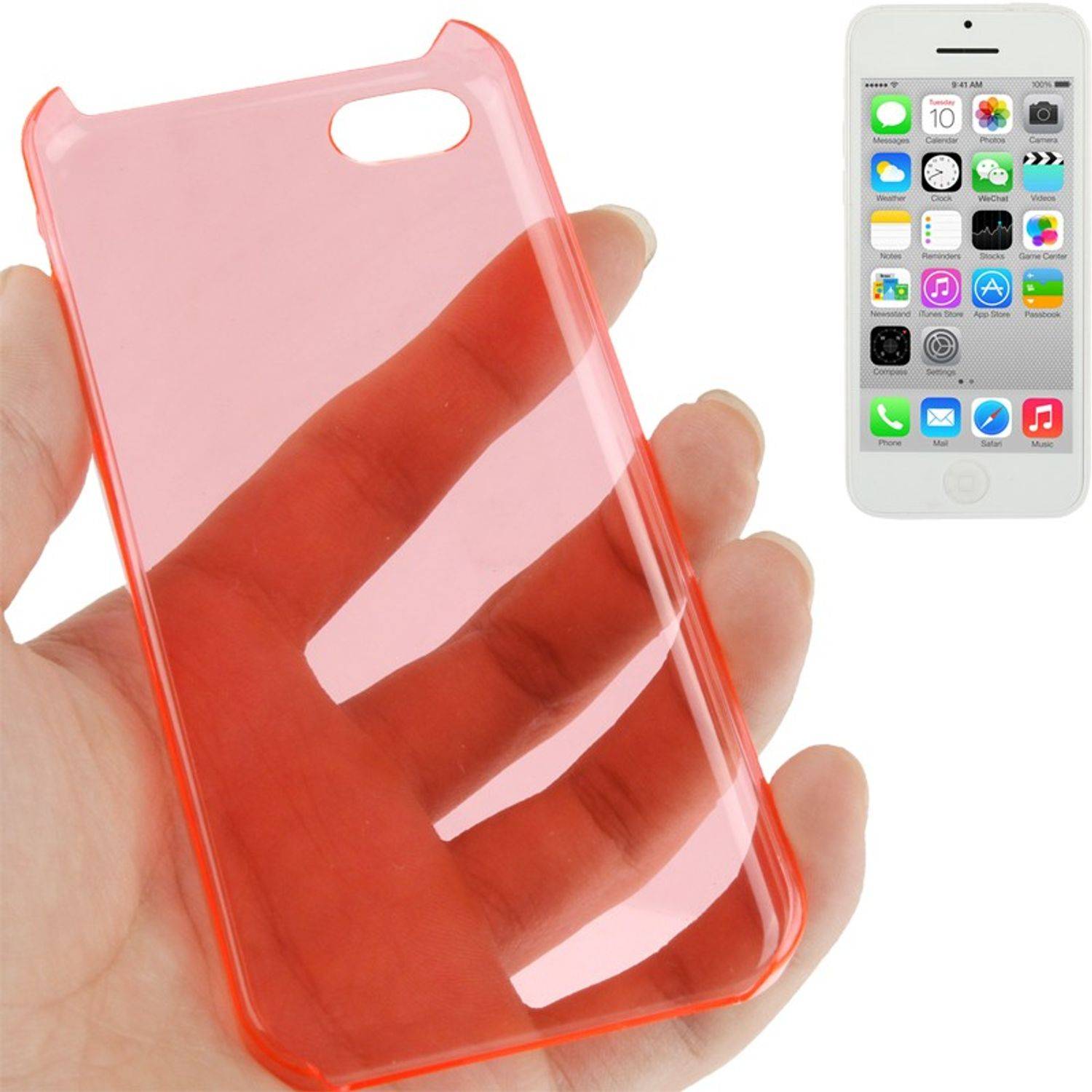 Apple iPhone 5c Handyhülle Backcover Rot