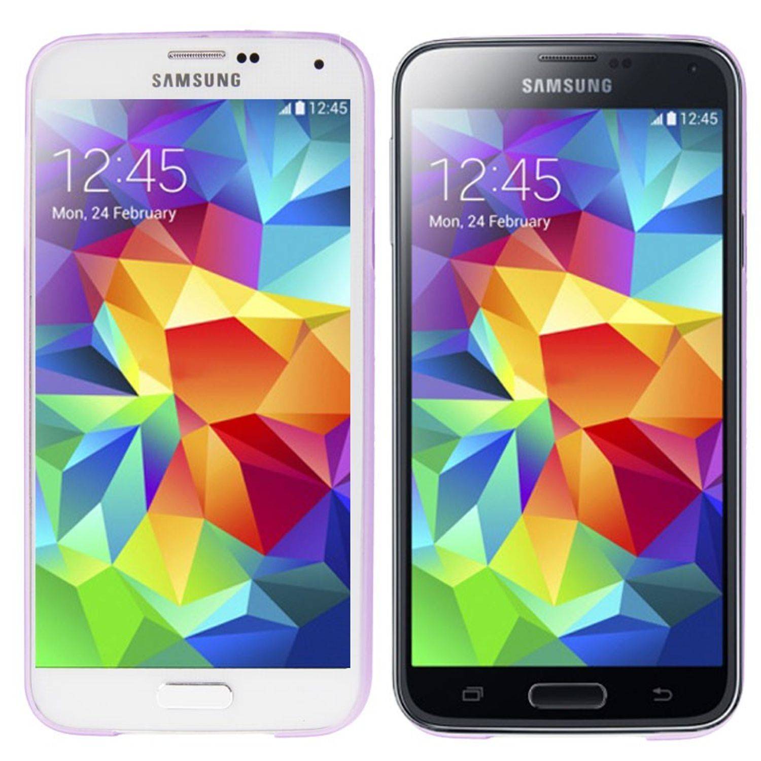 Samsung Galaxy S5 Mini Handyhülle Backcover Violett