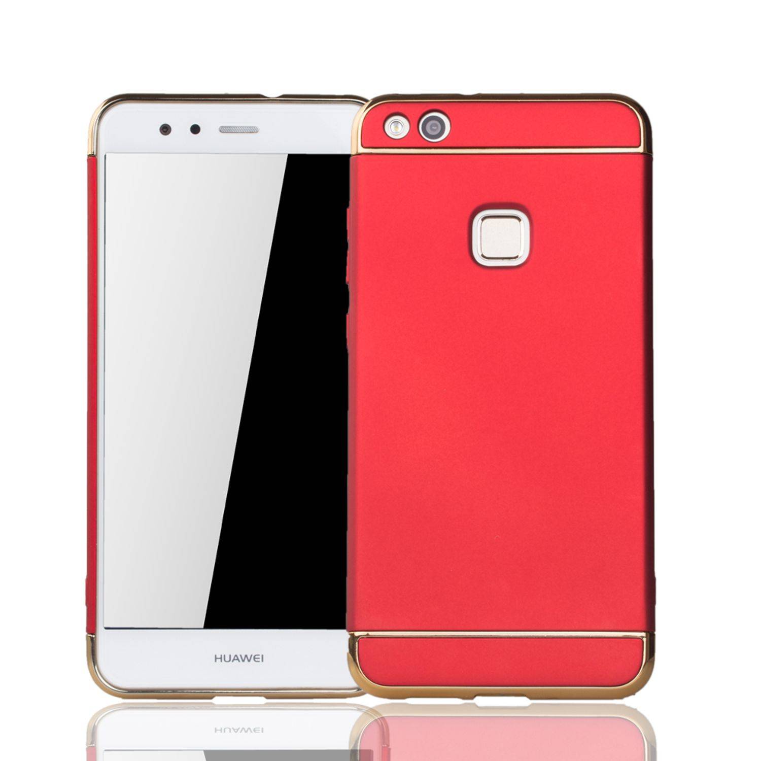 Huawei P10 Lite Handyhülle Backcover Rot