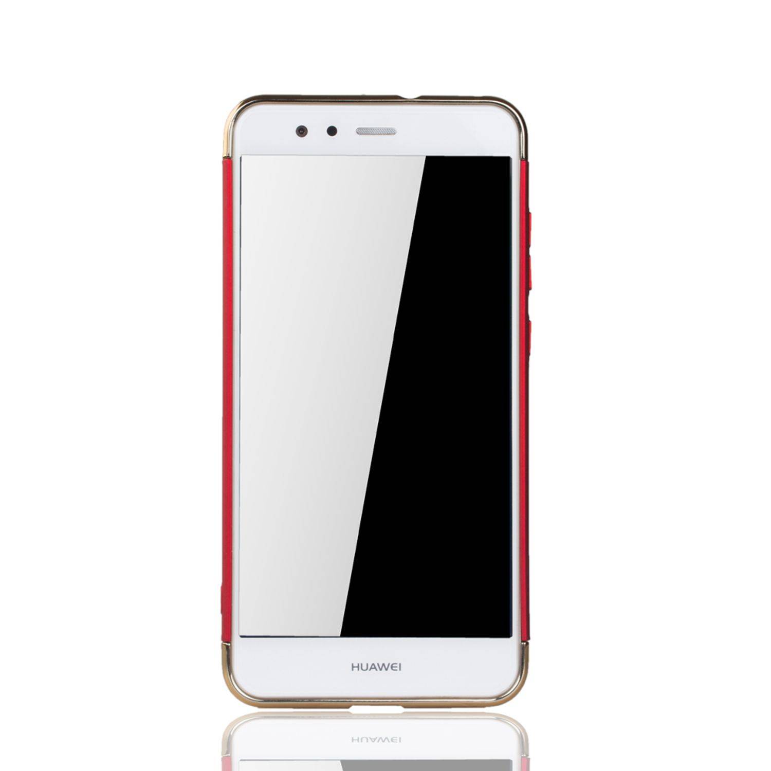 Huawei P10 Lite Handyhülle Backcover Rot