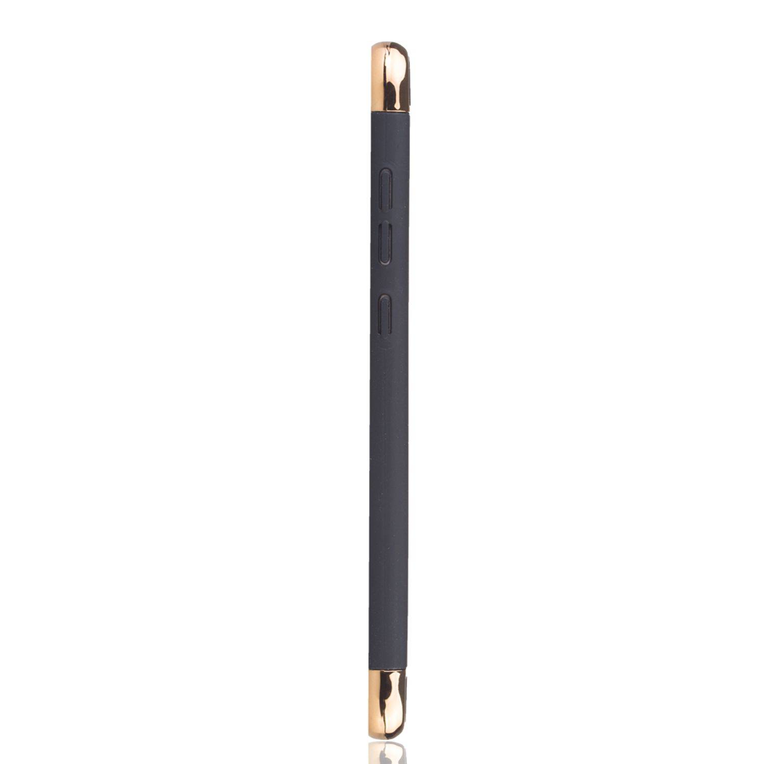 Huawei P10 Lite Handyhülle Backcover Schwarz
