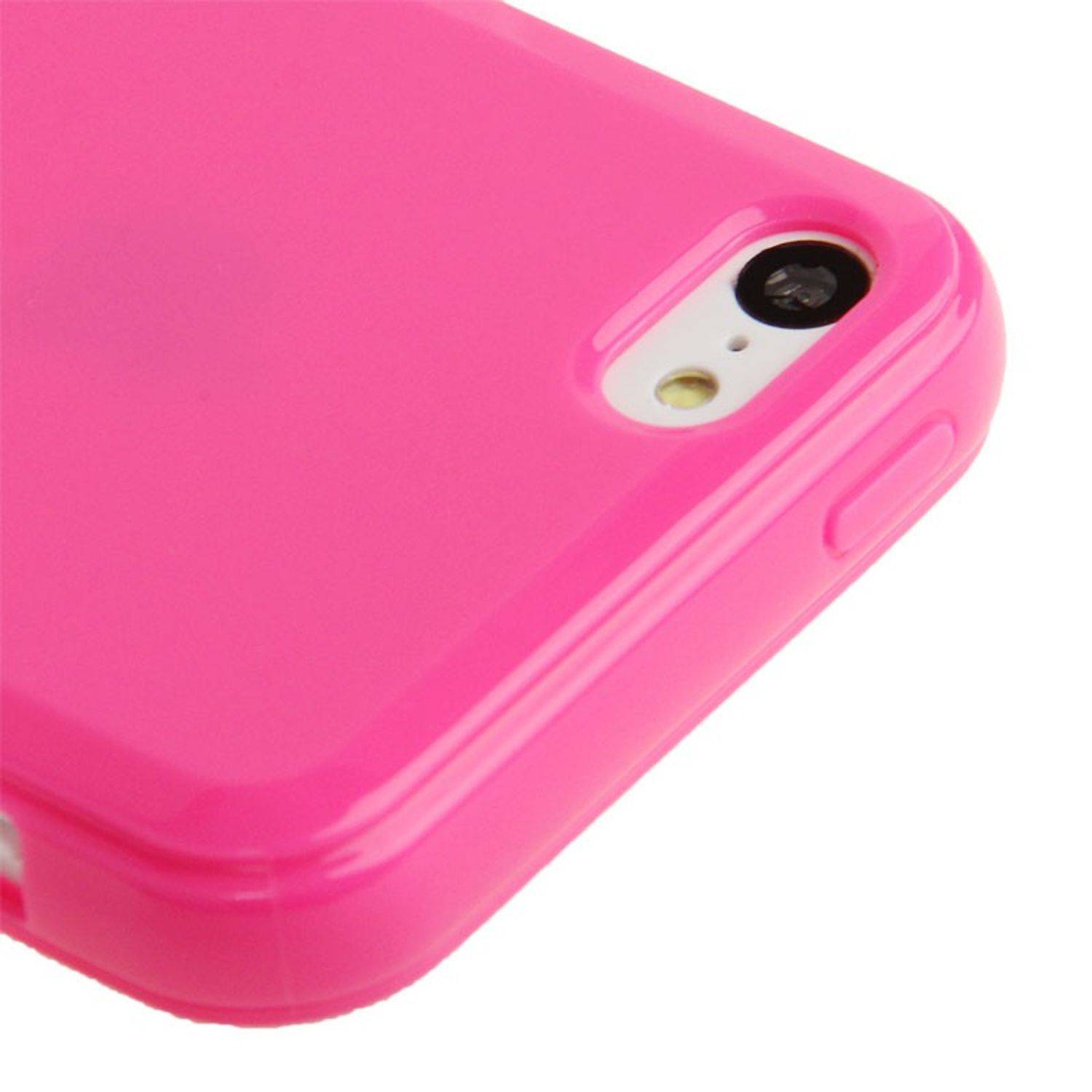 Apple iPhone 5c Handyhülle Backcover Rosa
