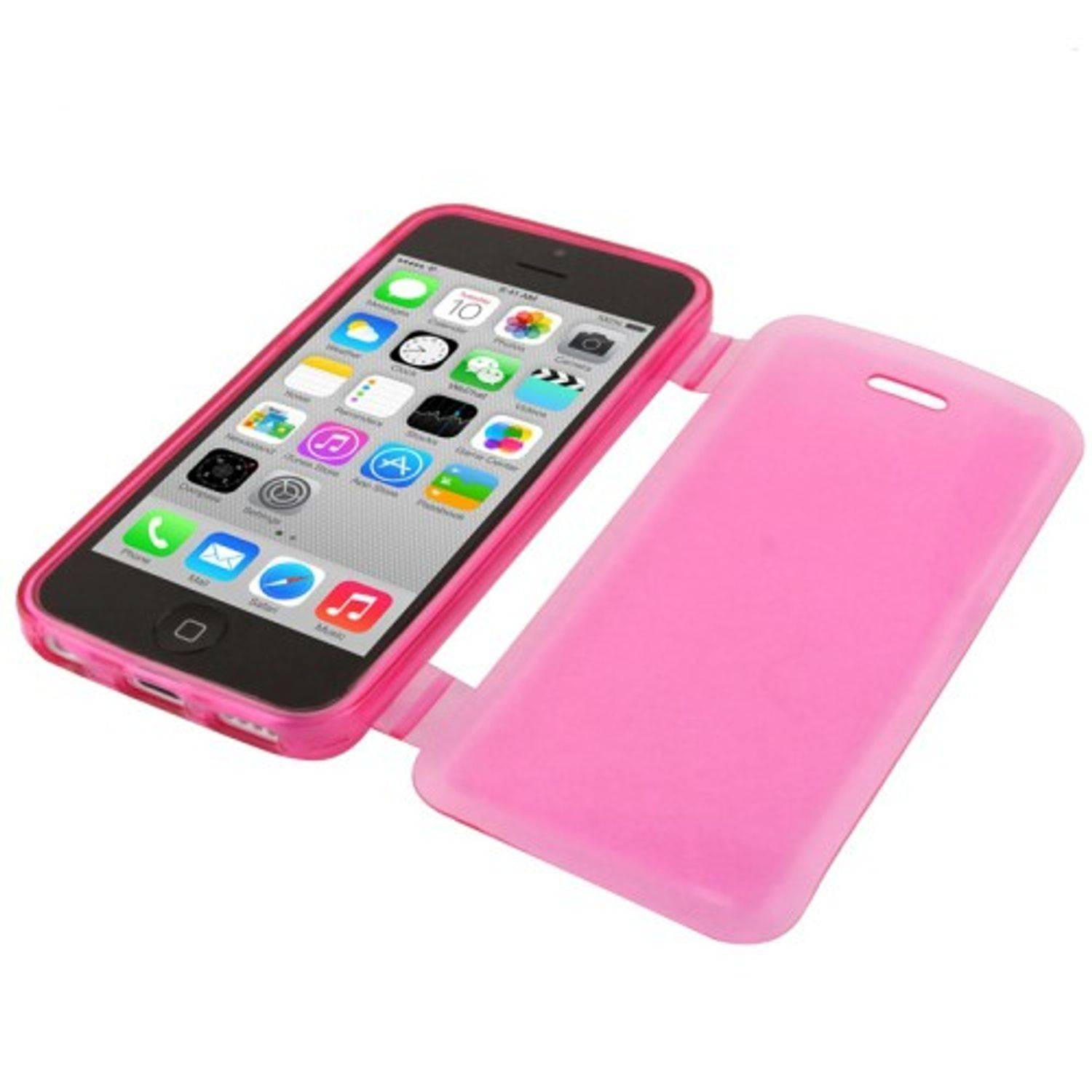 Apple iPhone 5c Handyhülle Backcover Rosa
