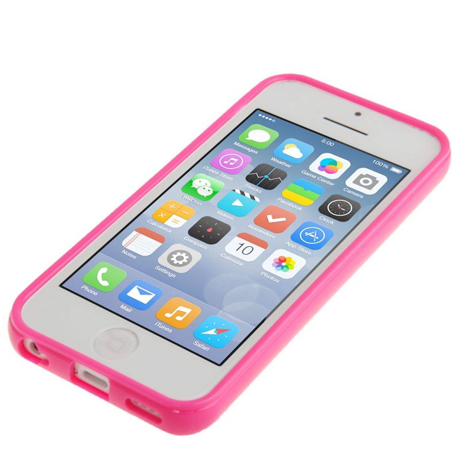 Apple iPhone 5c Handyhülle Backcover Rosa
