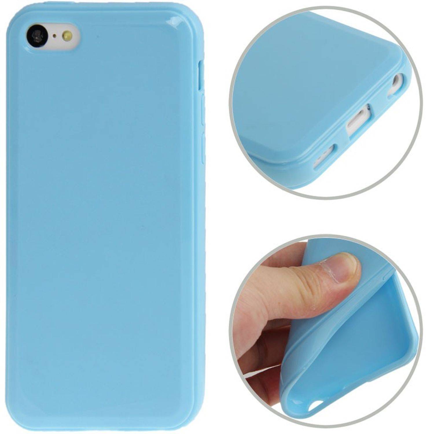 Apple iPhone 5c Handyhülle Backcover Blau