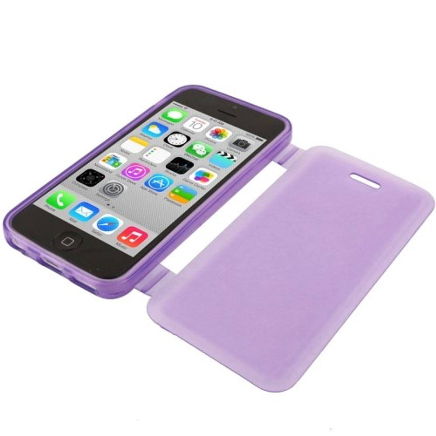 Apple iPhone 5c Handyhülle Backcover Violett
