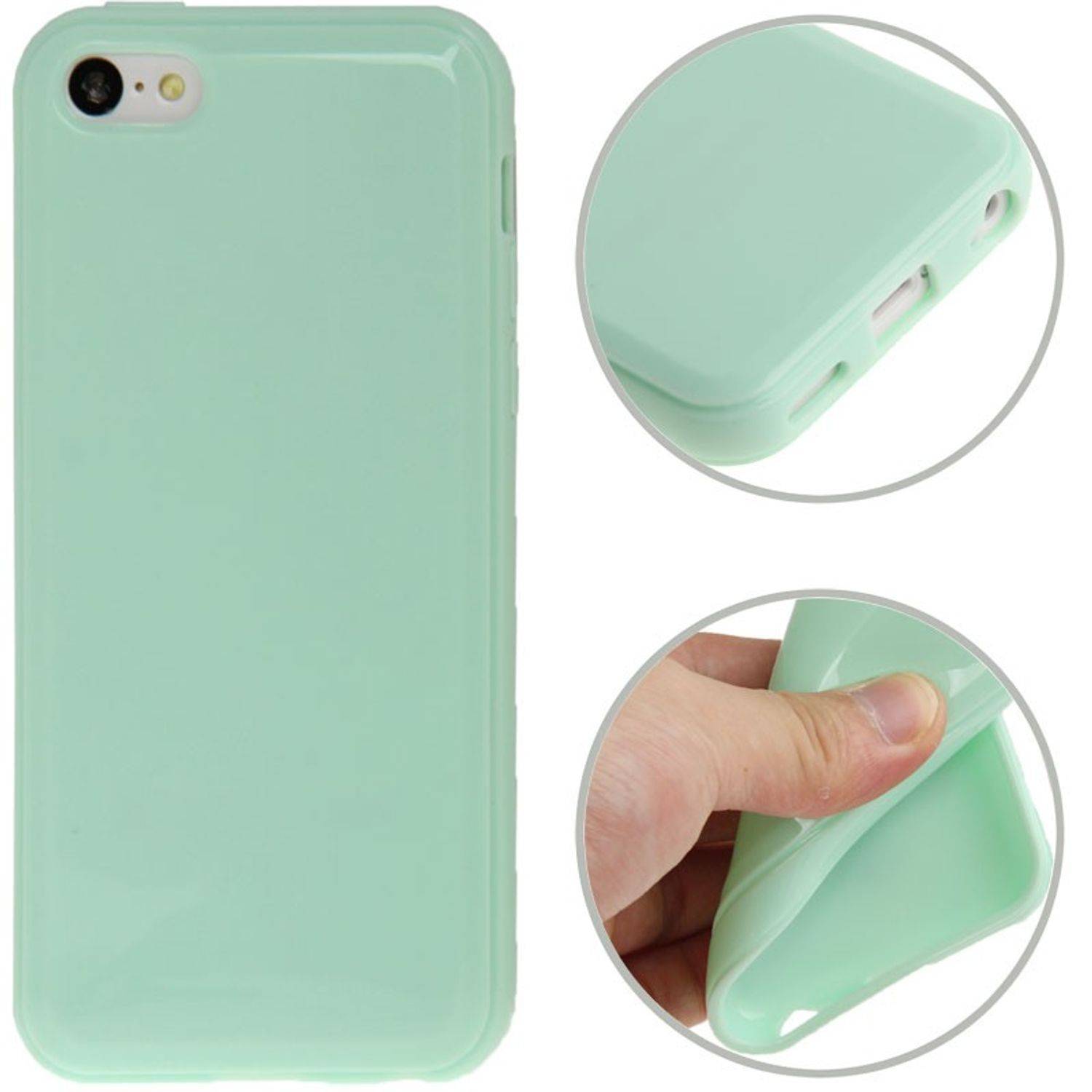 Apple iPhone 5c Handyhülle Backcover Grün