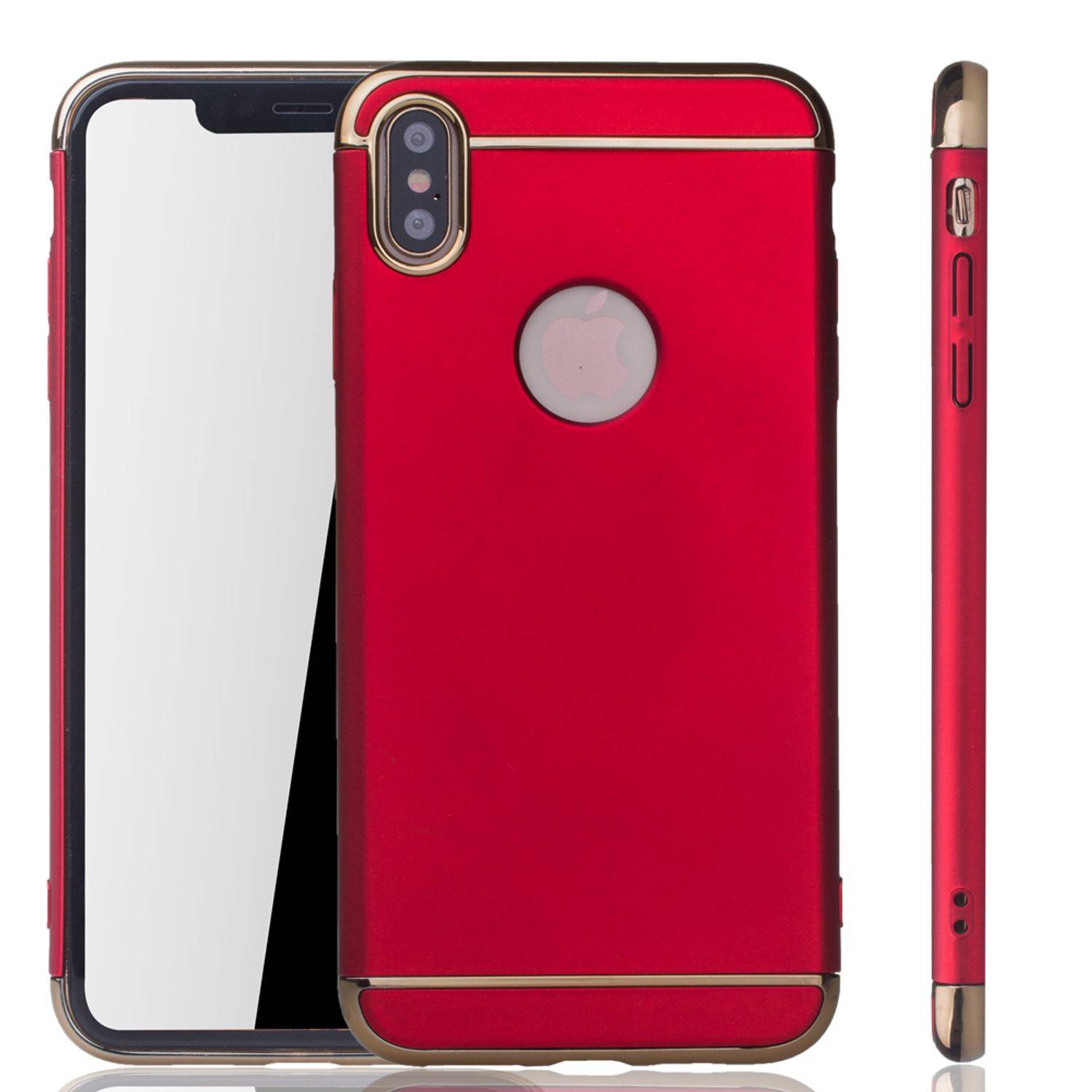 Apple iPhone XS Max Handyhülle Backcover Rot