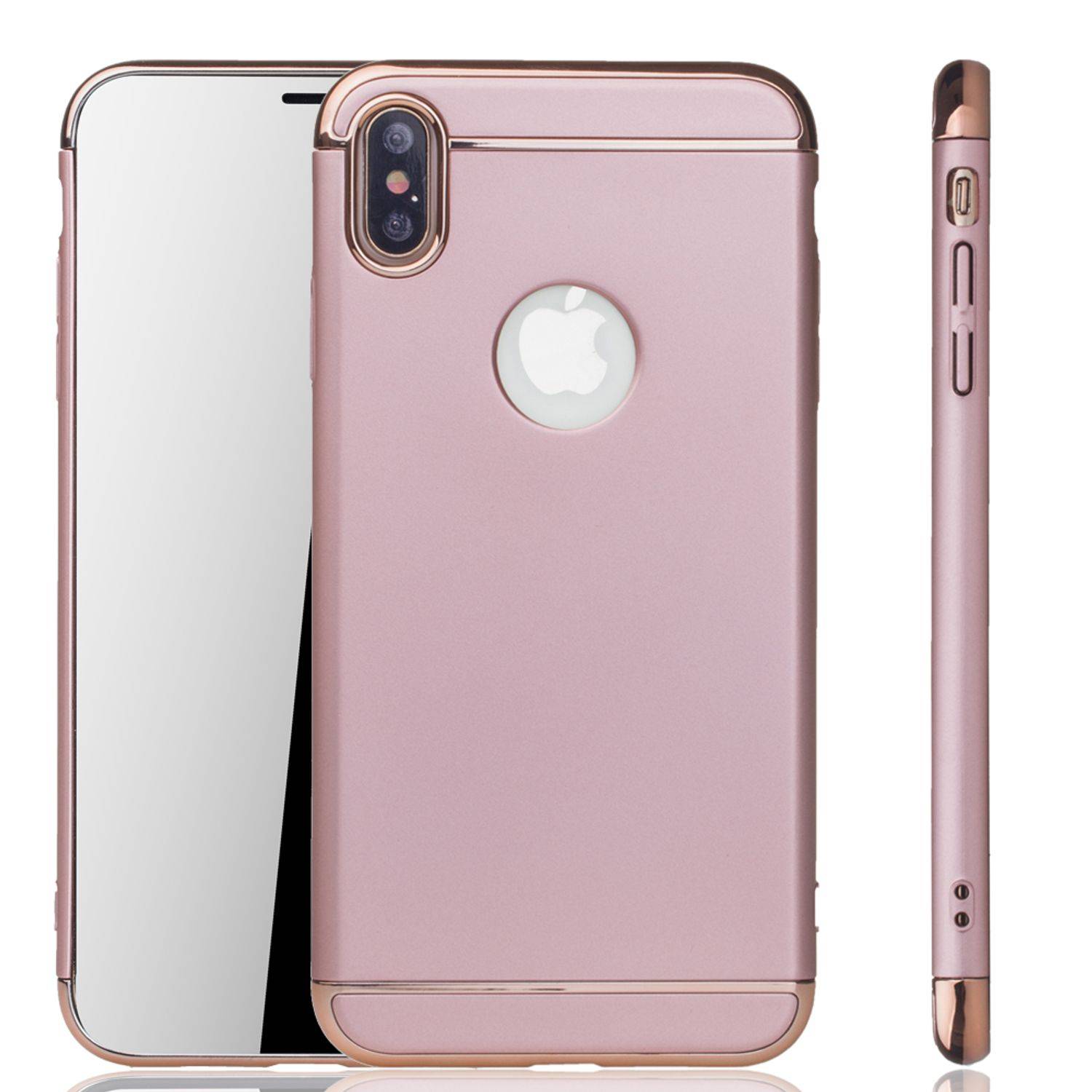 Apple iPhone X / iPhone XS Handyhülle Backcover Rosa