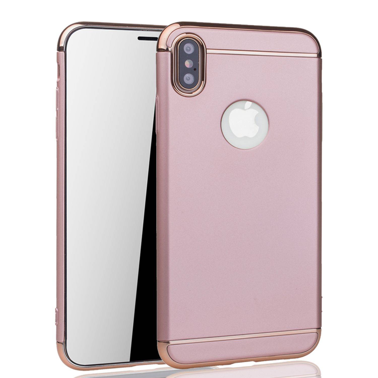 Apple iPhone X / iPhone XS Handyhülle Backcover Rosa