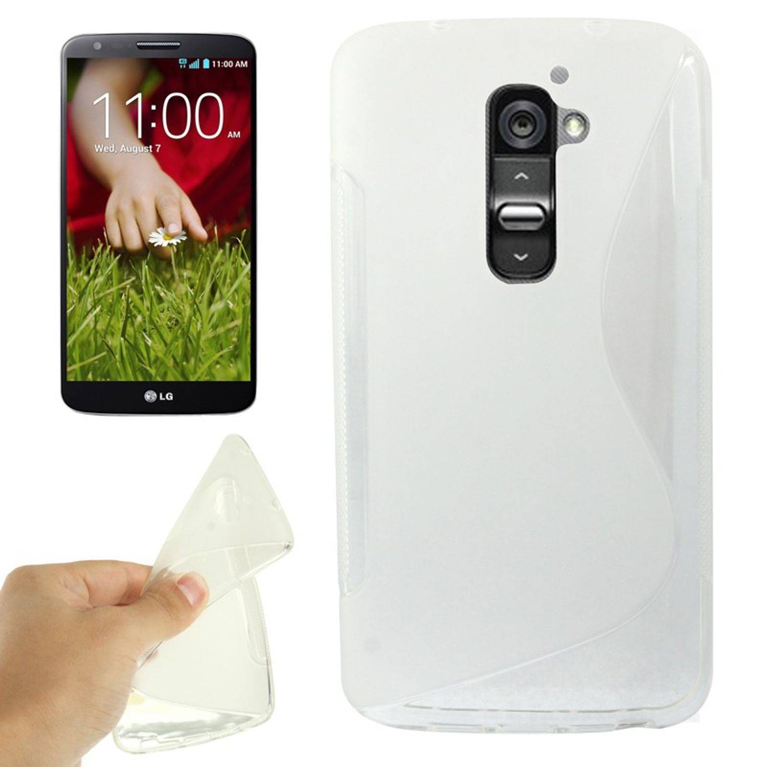 LG Optimus G2 Handyhülle Backcover Transparent