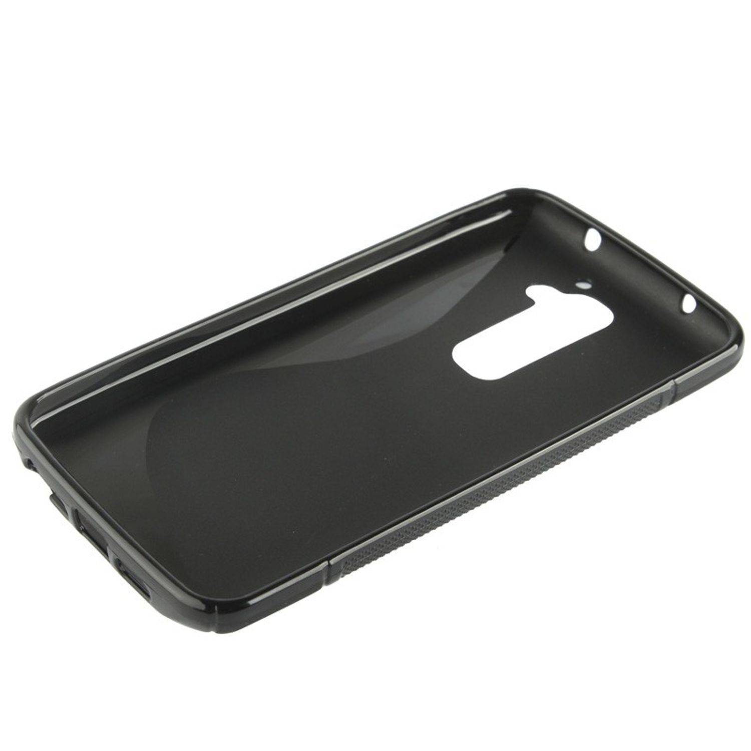 LG Optimus G2 Handyhülle Backcover Schwarz
