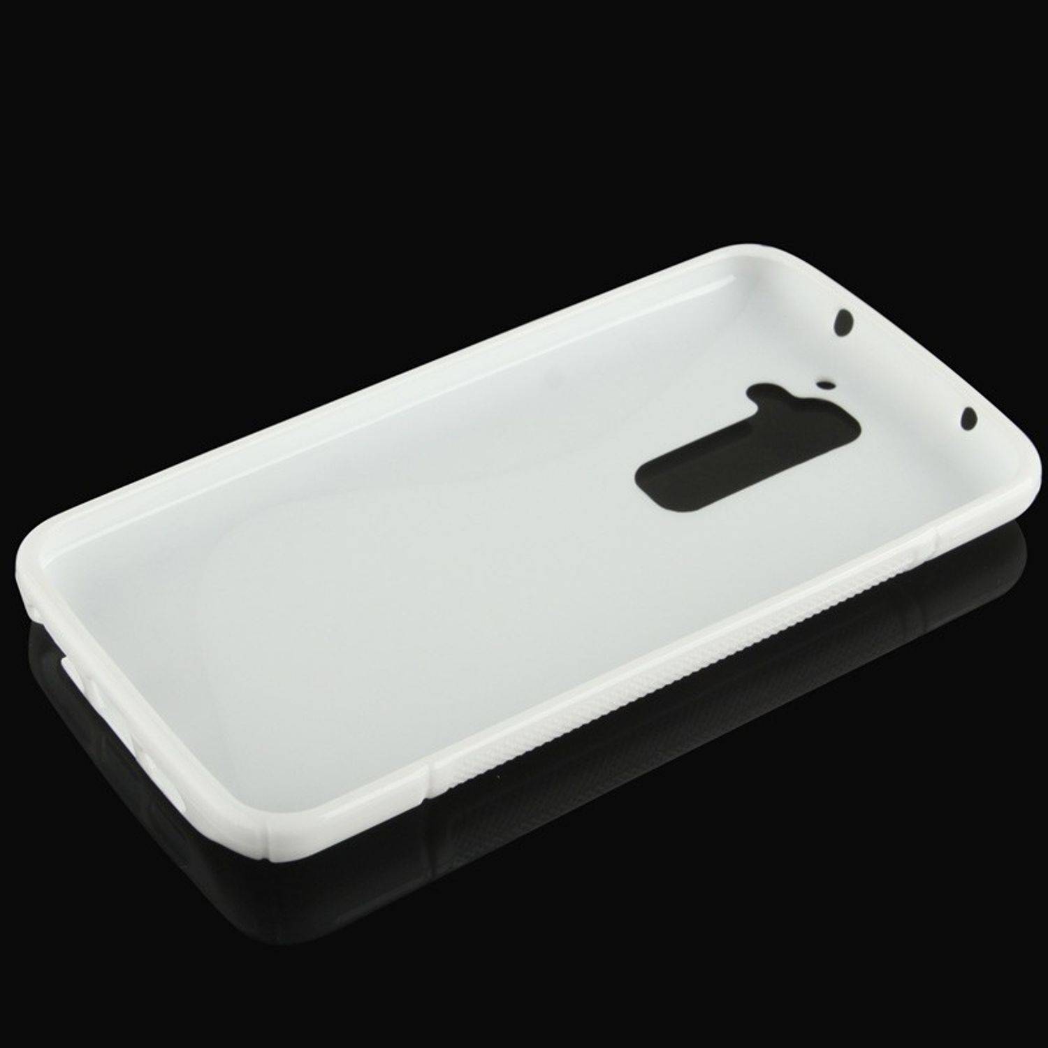 LG Optimus G2 Handyhülle Backcover Weiß