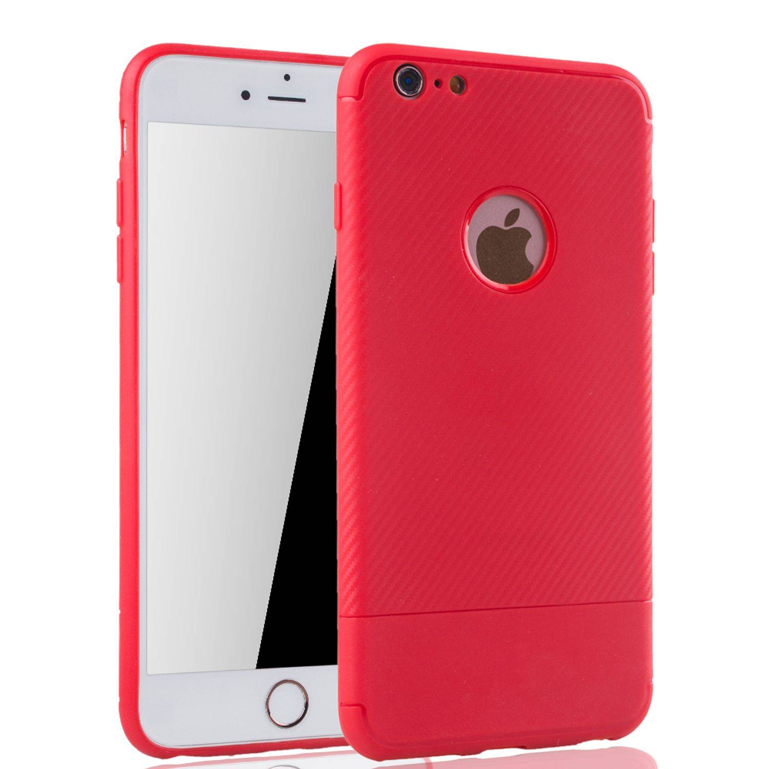 Apple iPhone 6 / 6s Handyhülle Backcover Rot