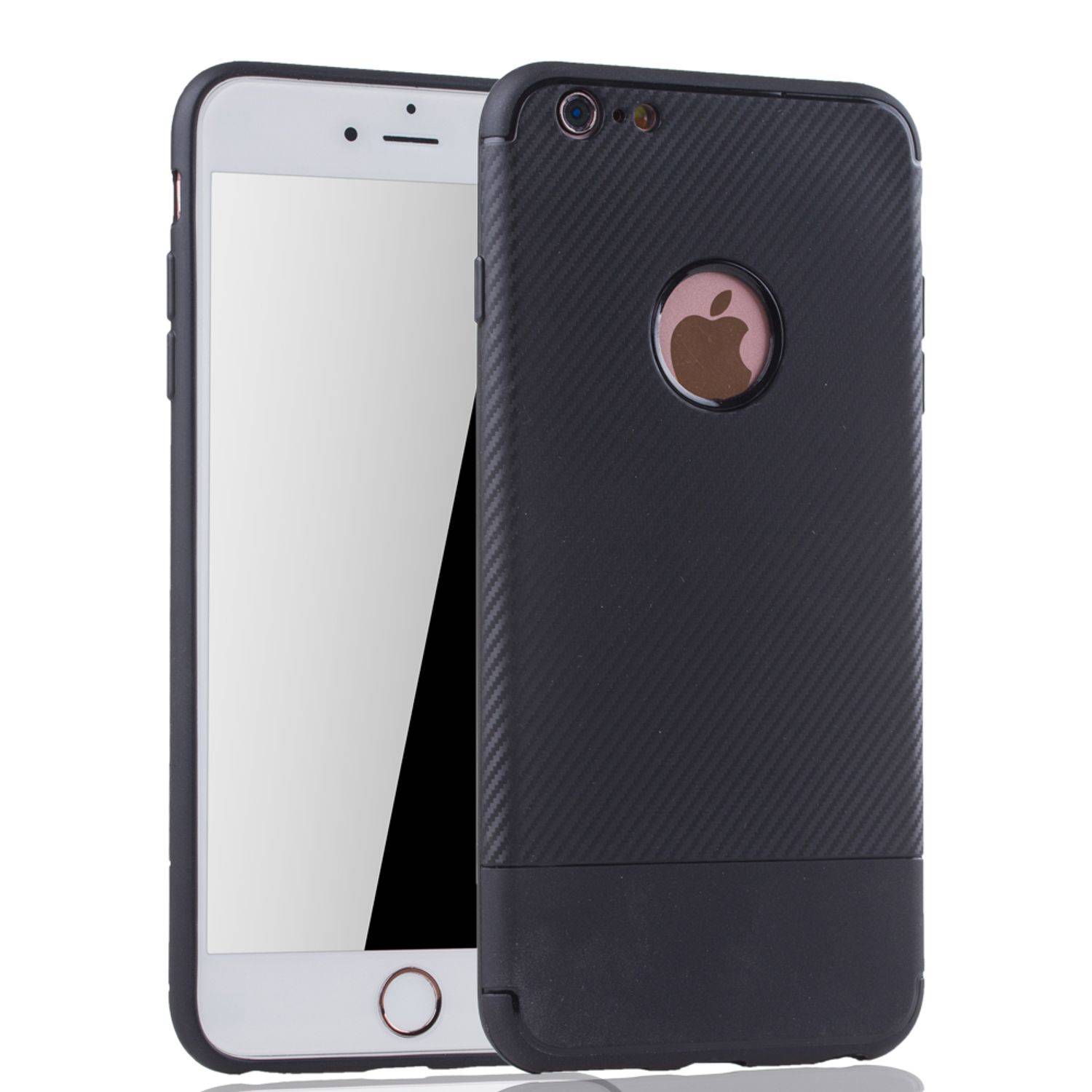 Apple IPhone 6 Plus / 6s Plus Handyhülle Backcover Schwarz