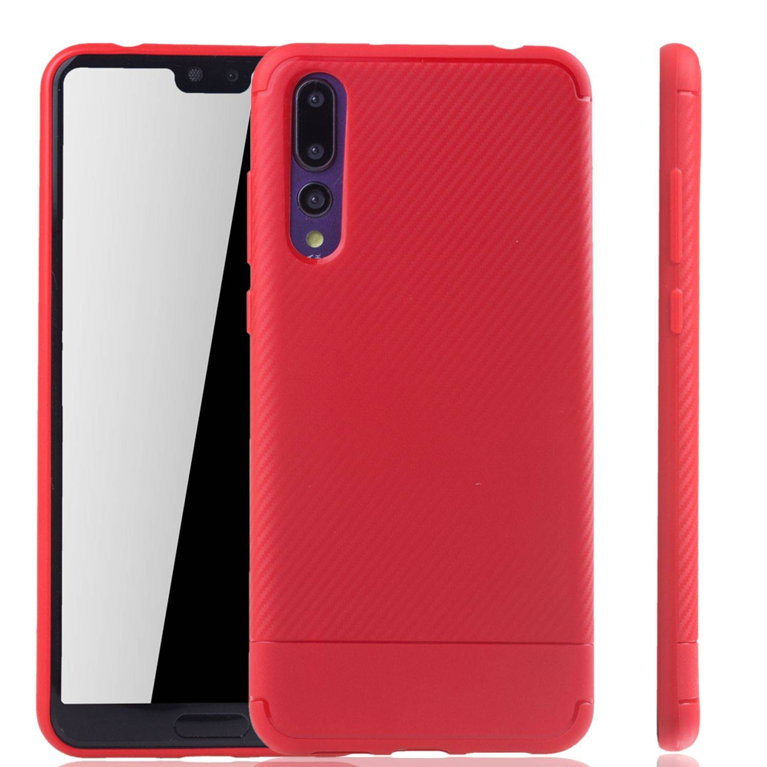 Huawei P20 Pro Handyhülle Backcover Rot