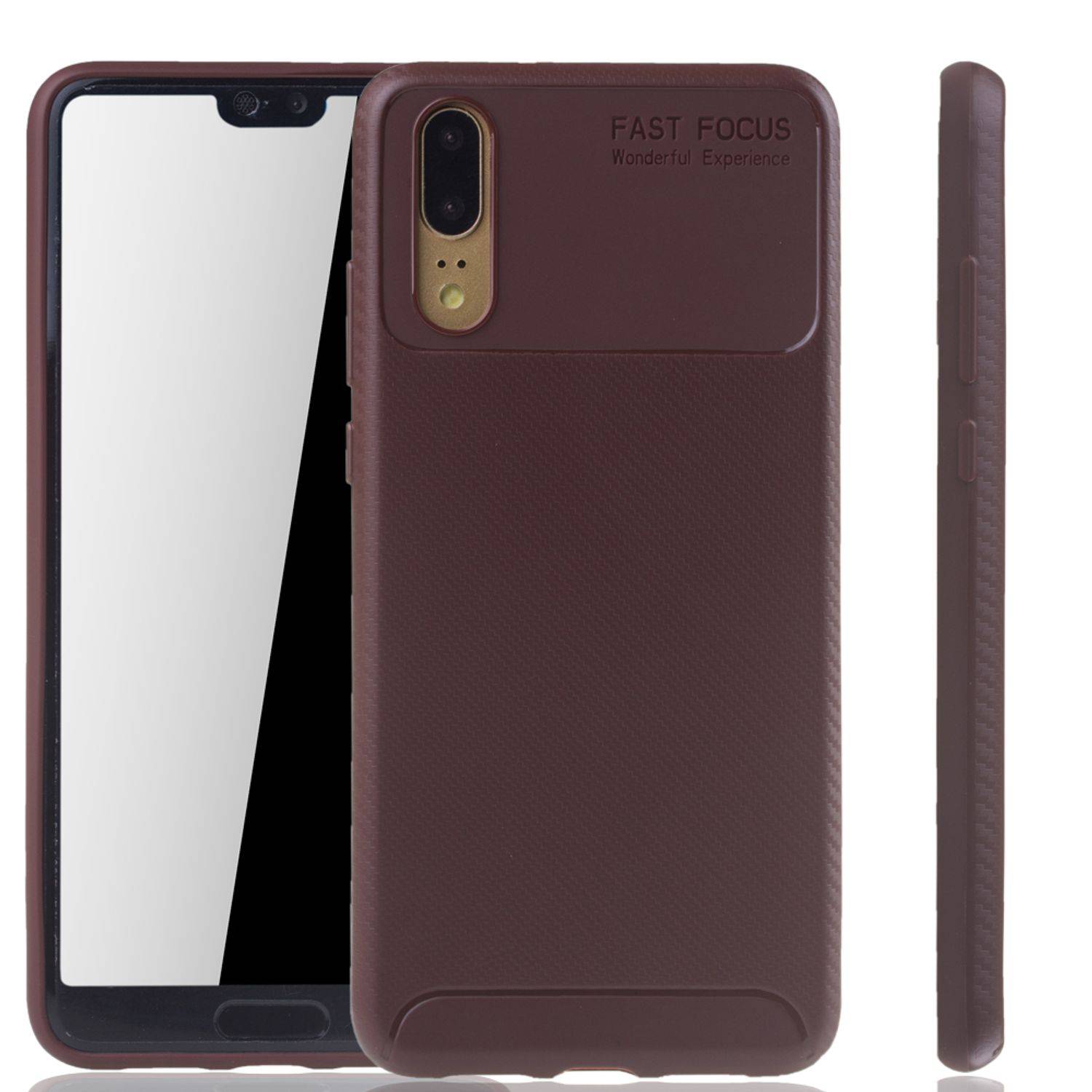 Huawei Mate 20 Lite Handyhülle Backcover Braun