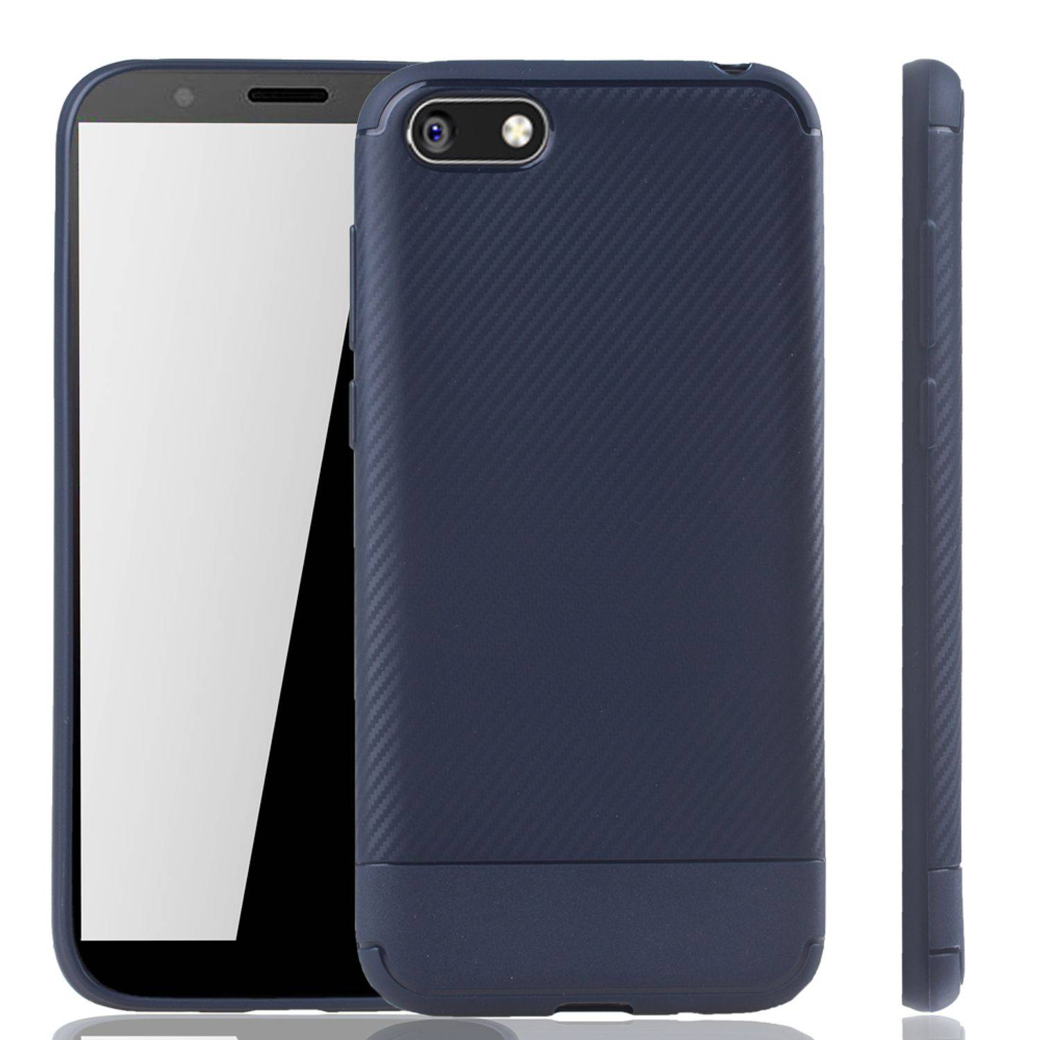 Huawei Y5 (2018) Handyhülle Backcover Blau