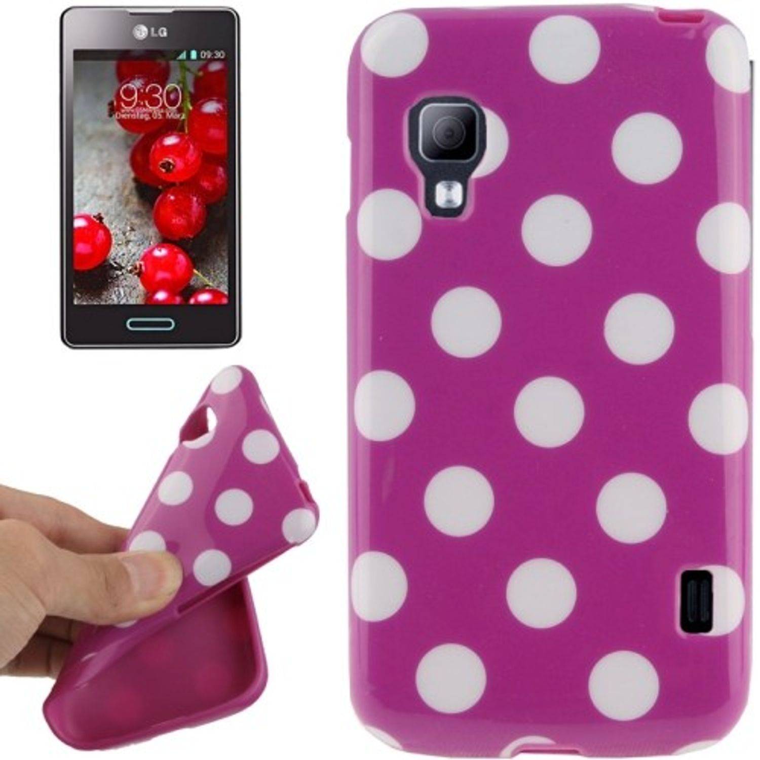 LG Optimus L5 II Handyhülle Backcover Mehrfarbig