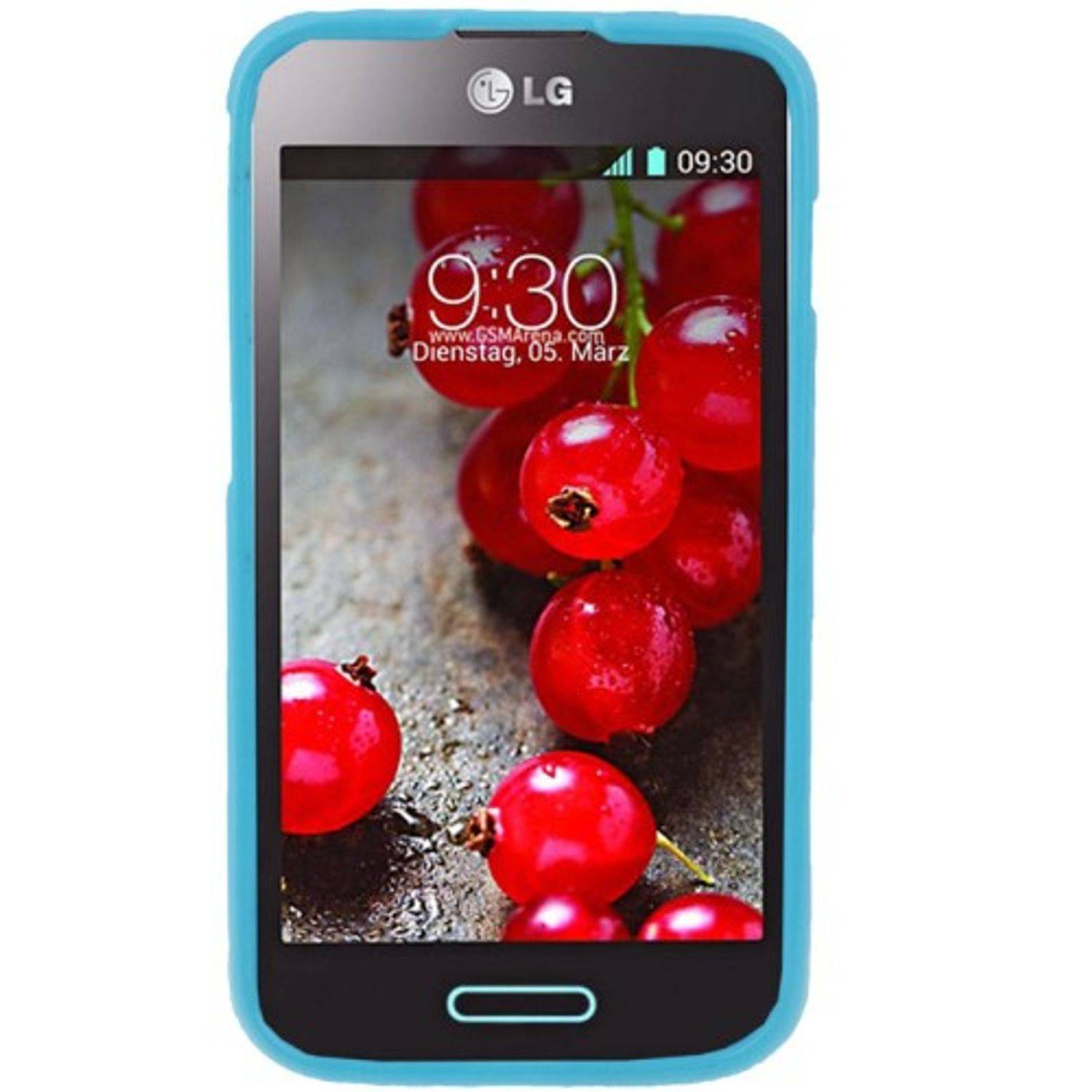 LG Optimus L5 II Handyhülle Backcover Blau