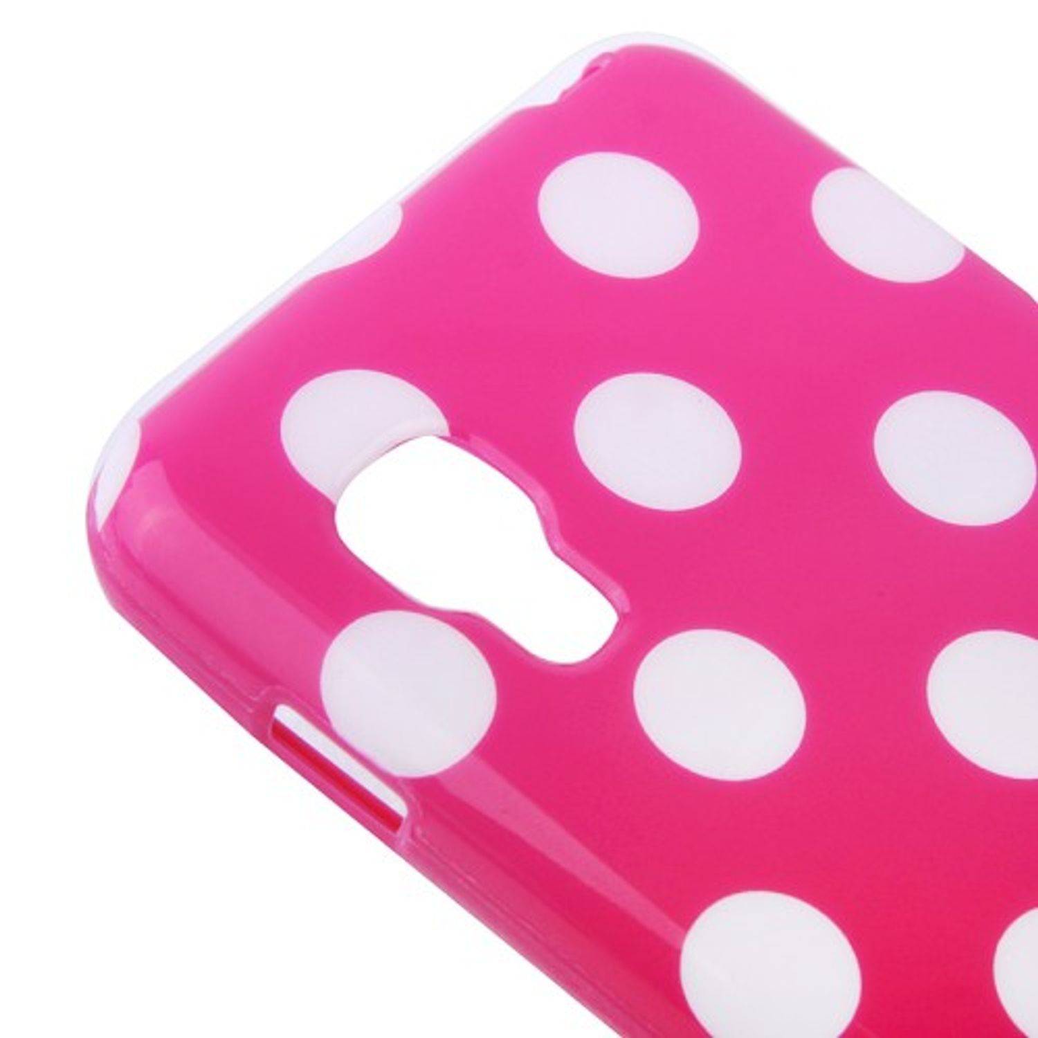 LG Optimus L5 II Handyhülle Backcover Rosa