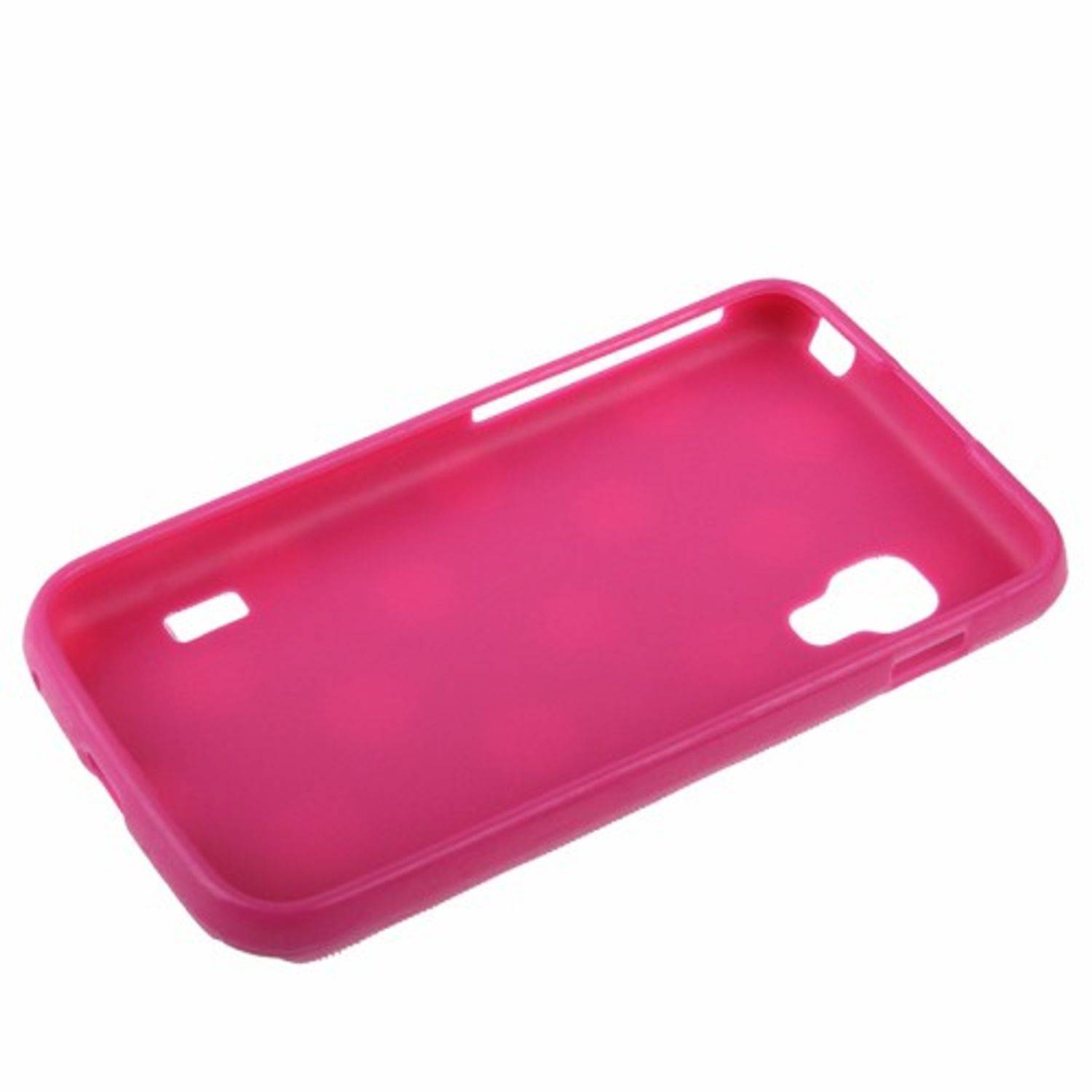 LG Optimus L5 II Handyhülle Backcover Rosa