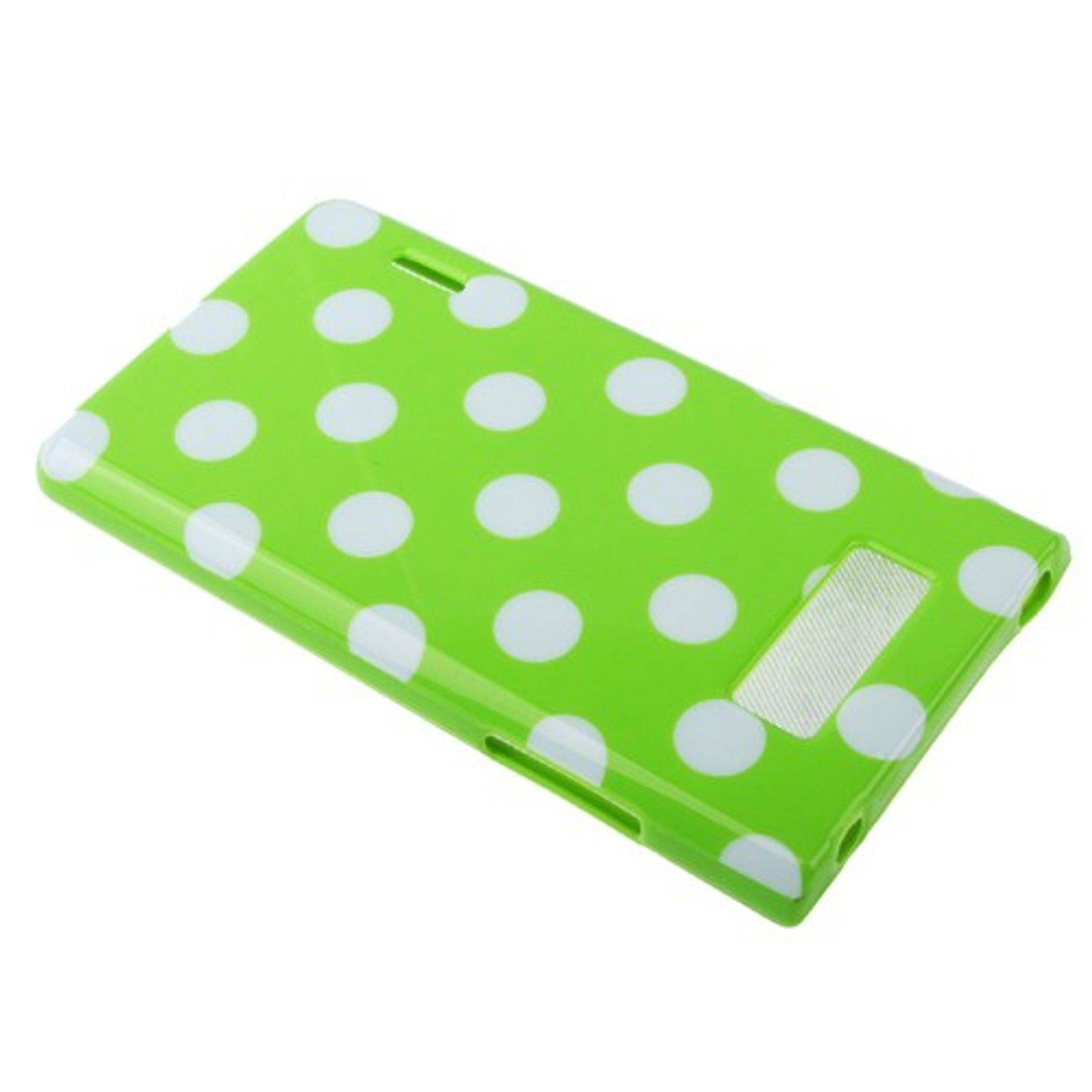 LG Optimus L7 Handyhülle Backcover Grün