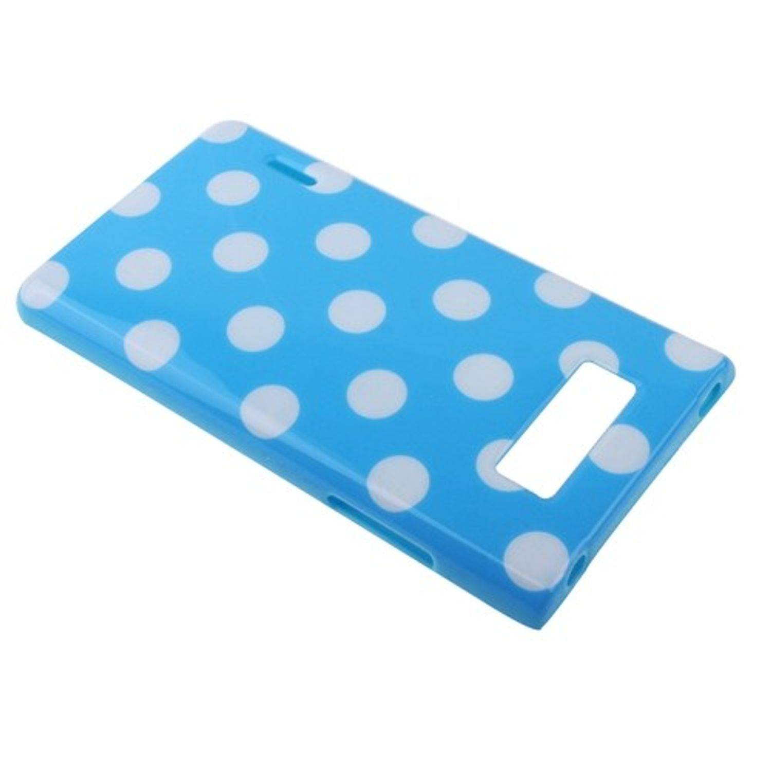 LG Optimus L7 Handyhülle Backcover Blau