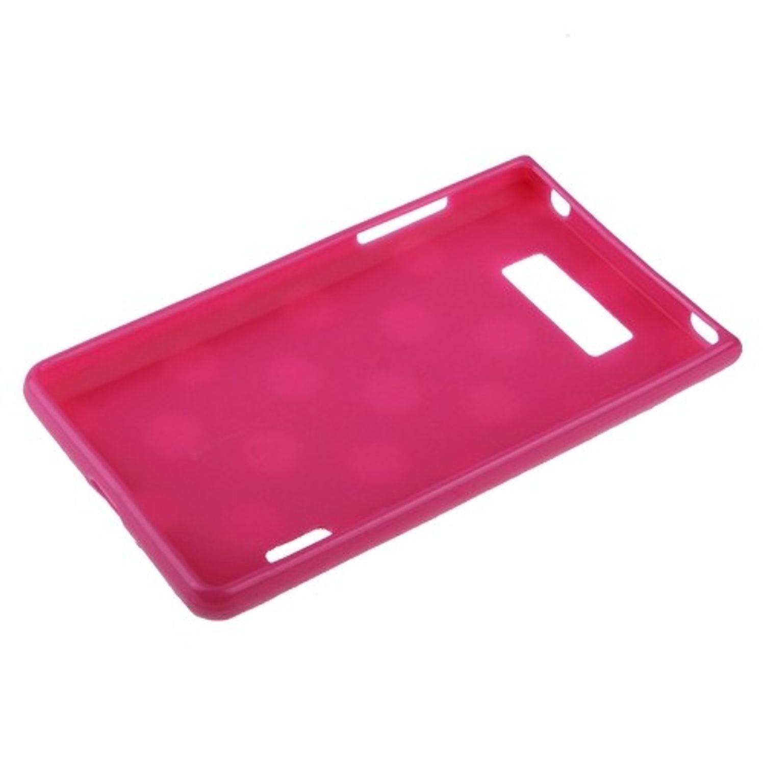 LG Optimus L7 Handyhülle Backcover Orange