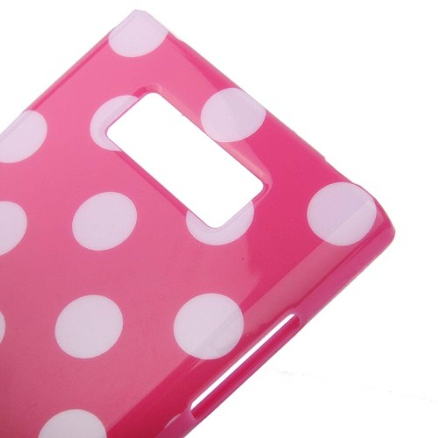 LG Optimus L7 Handyhülle Backcover Orange