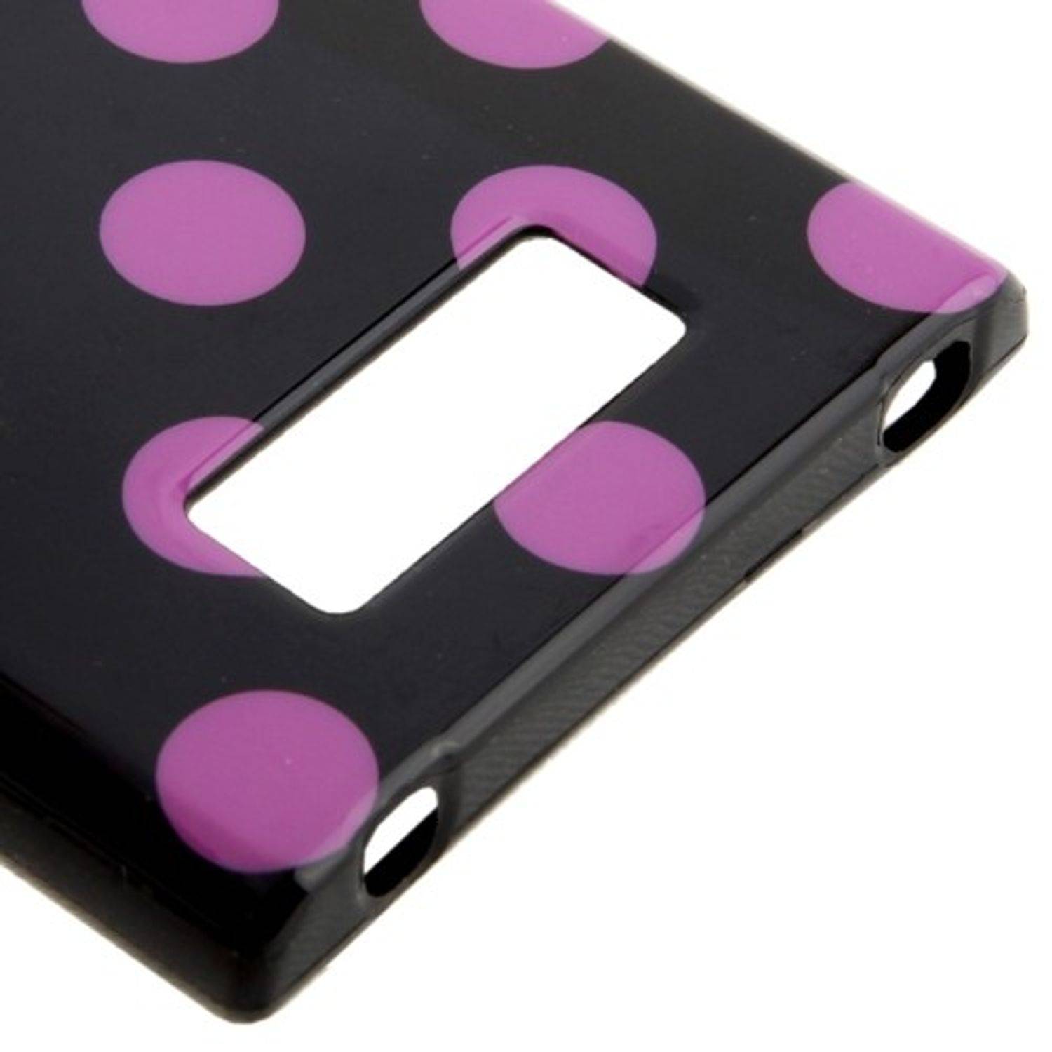 LG Optimus L7 Handyhülle Backcover Rosa