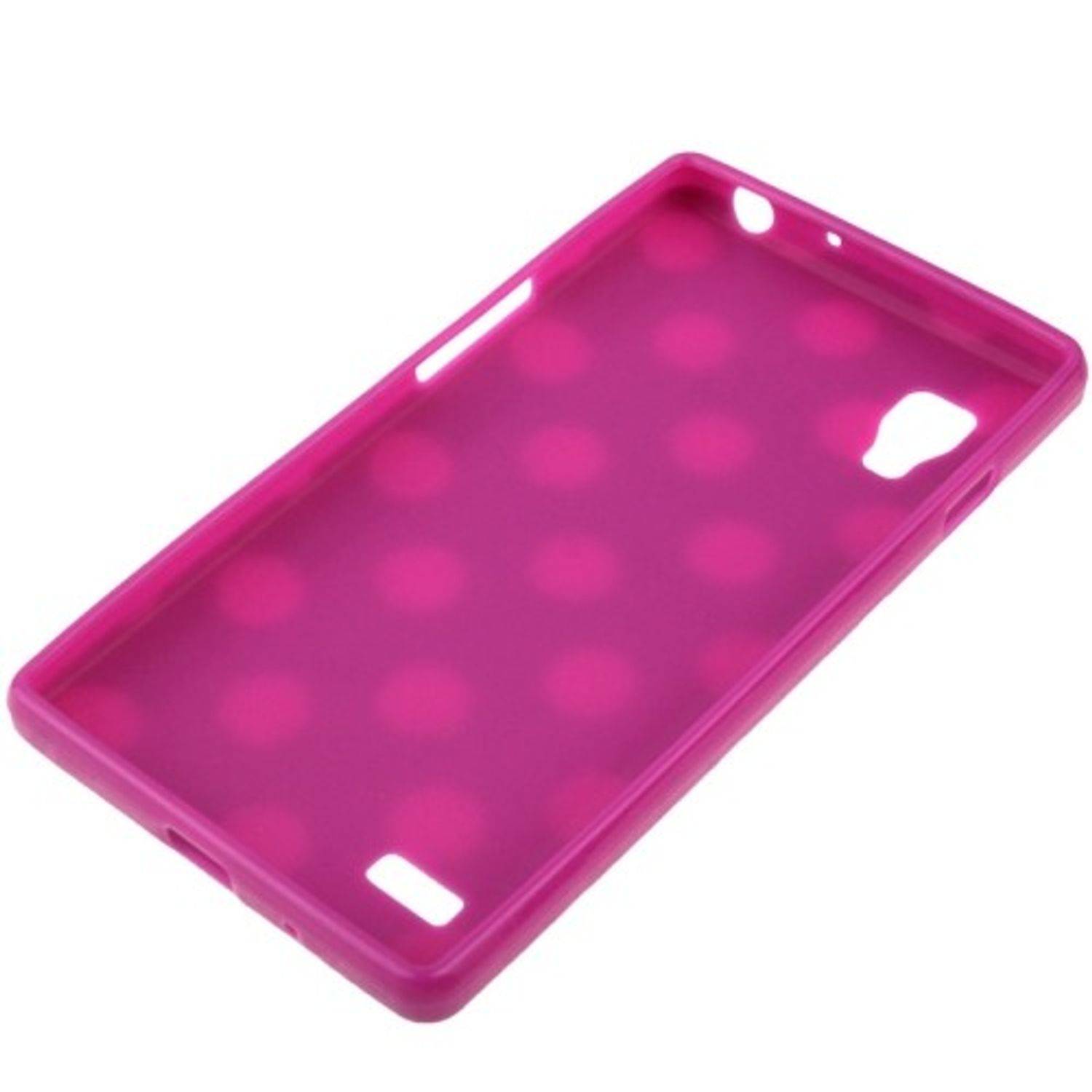 LG Optimus L7 Handyhülle Backcover Weiß