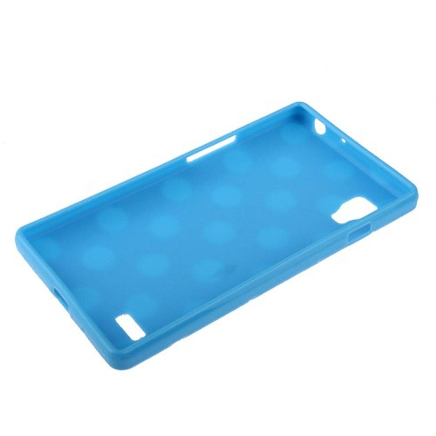 LG Optimus L9 Handyhülle Backcover Violett