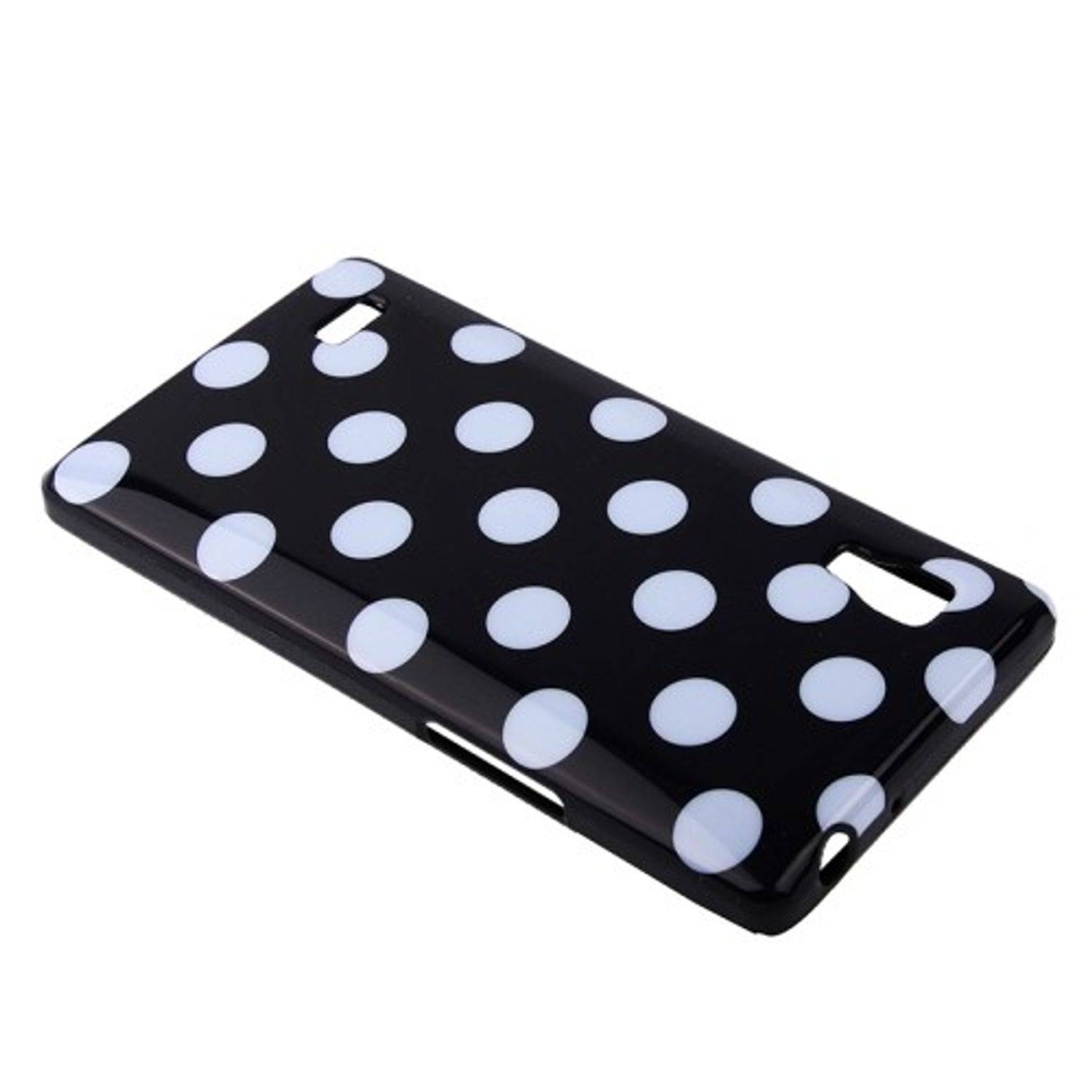 LG Optimus L9 Handyhülle Backcover Schwarz