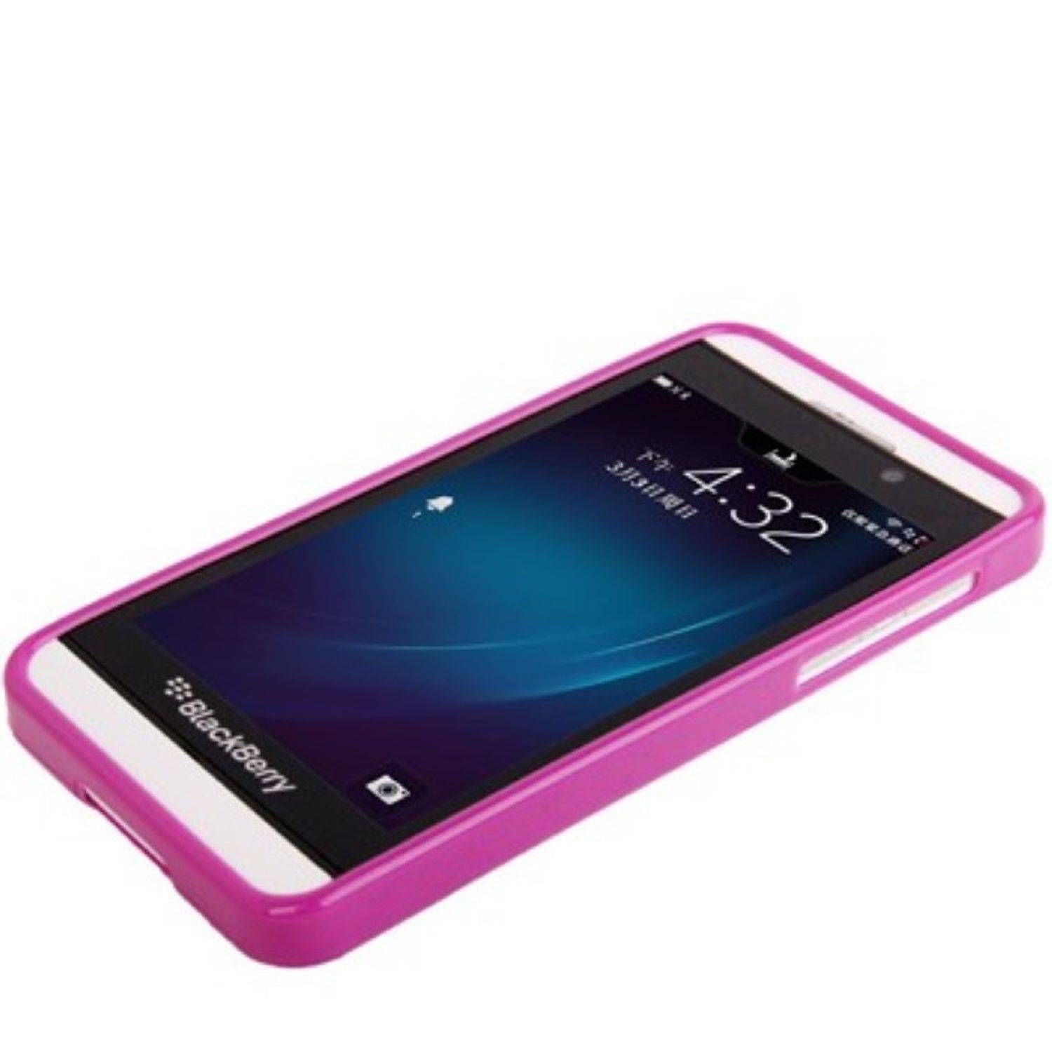 Blackberry Z10 Handyhülle Backcover Rosa