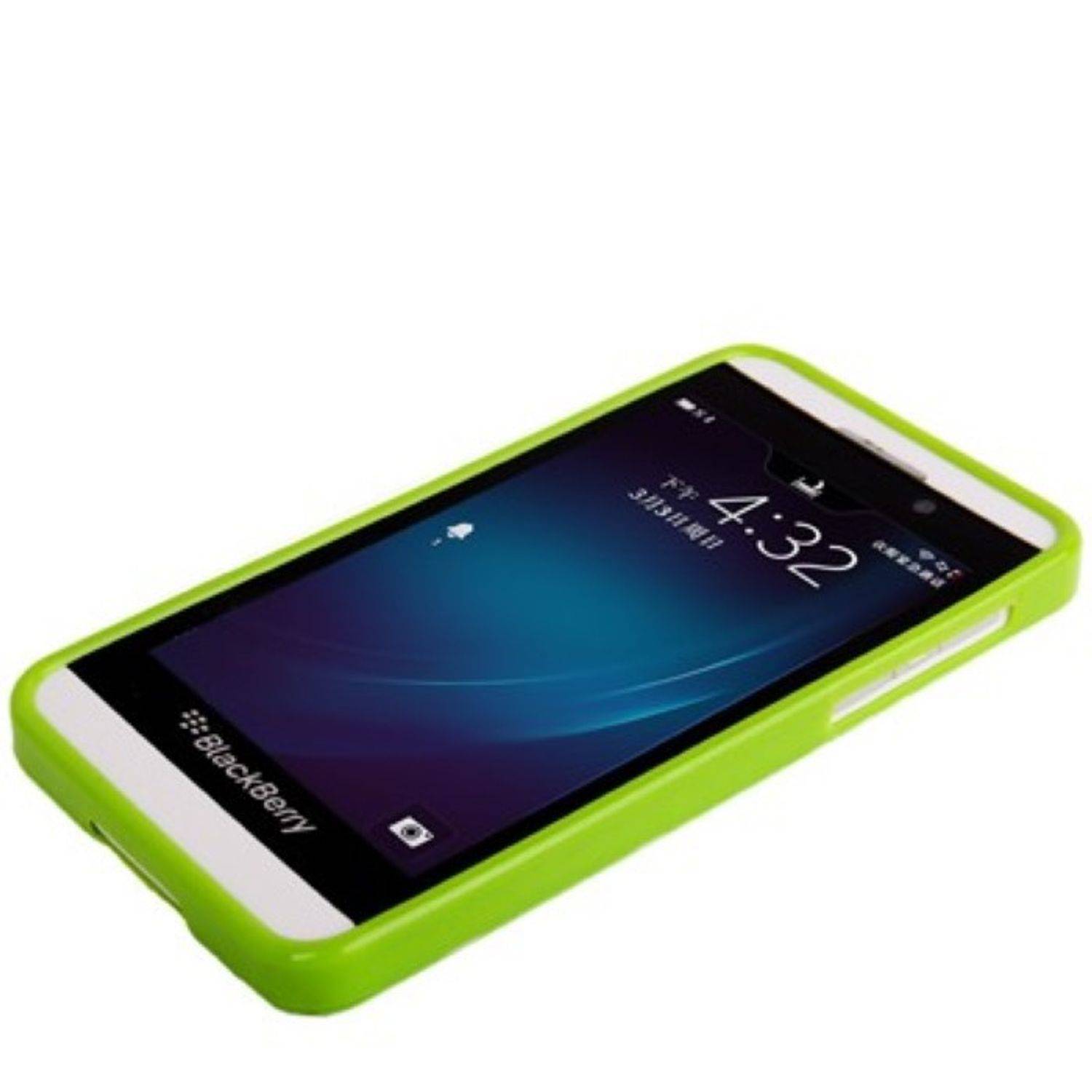 Blackberry Z10 Handyhülle Backcover Grün