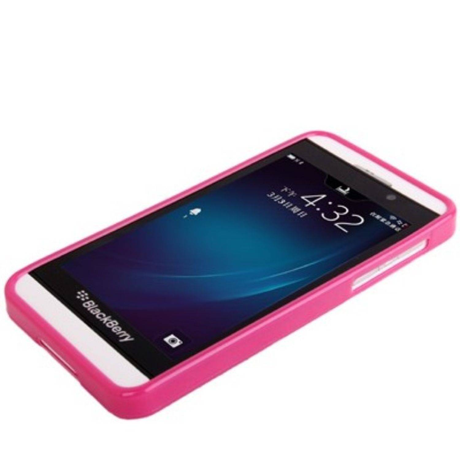 Blackberry Z10 Handyhülle Backcover Rosa