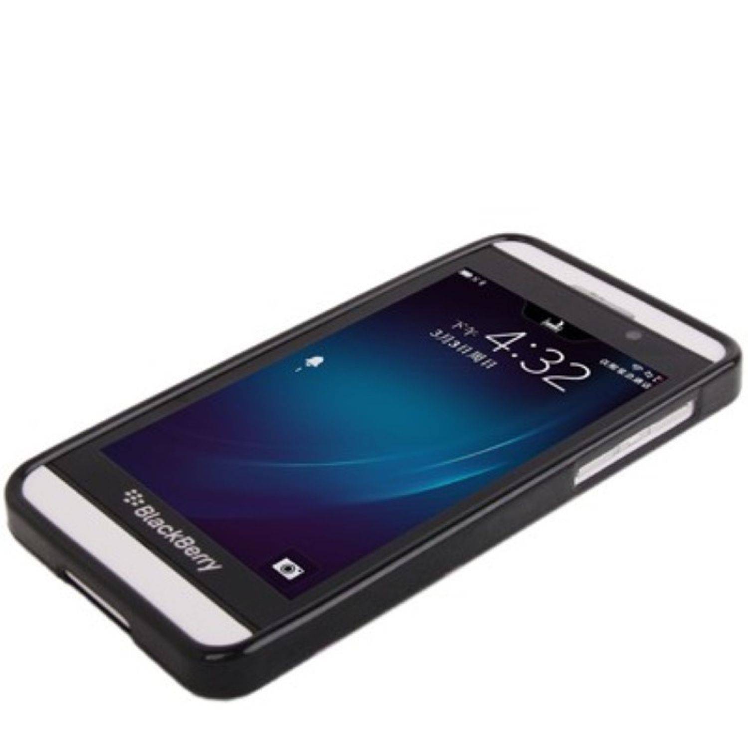 Blackberry Z10 Handyhülle Backcover Schwarz