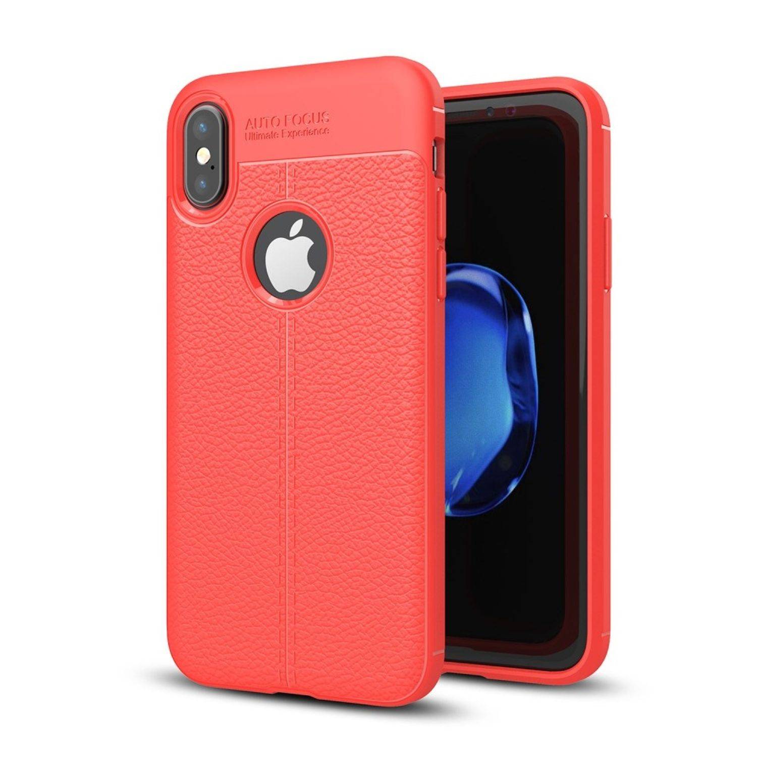 Apple iPhone X / iPhone XS Handyhülle Backcover Rot