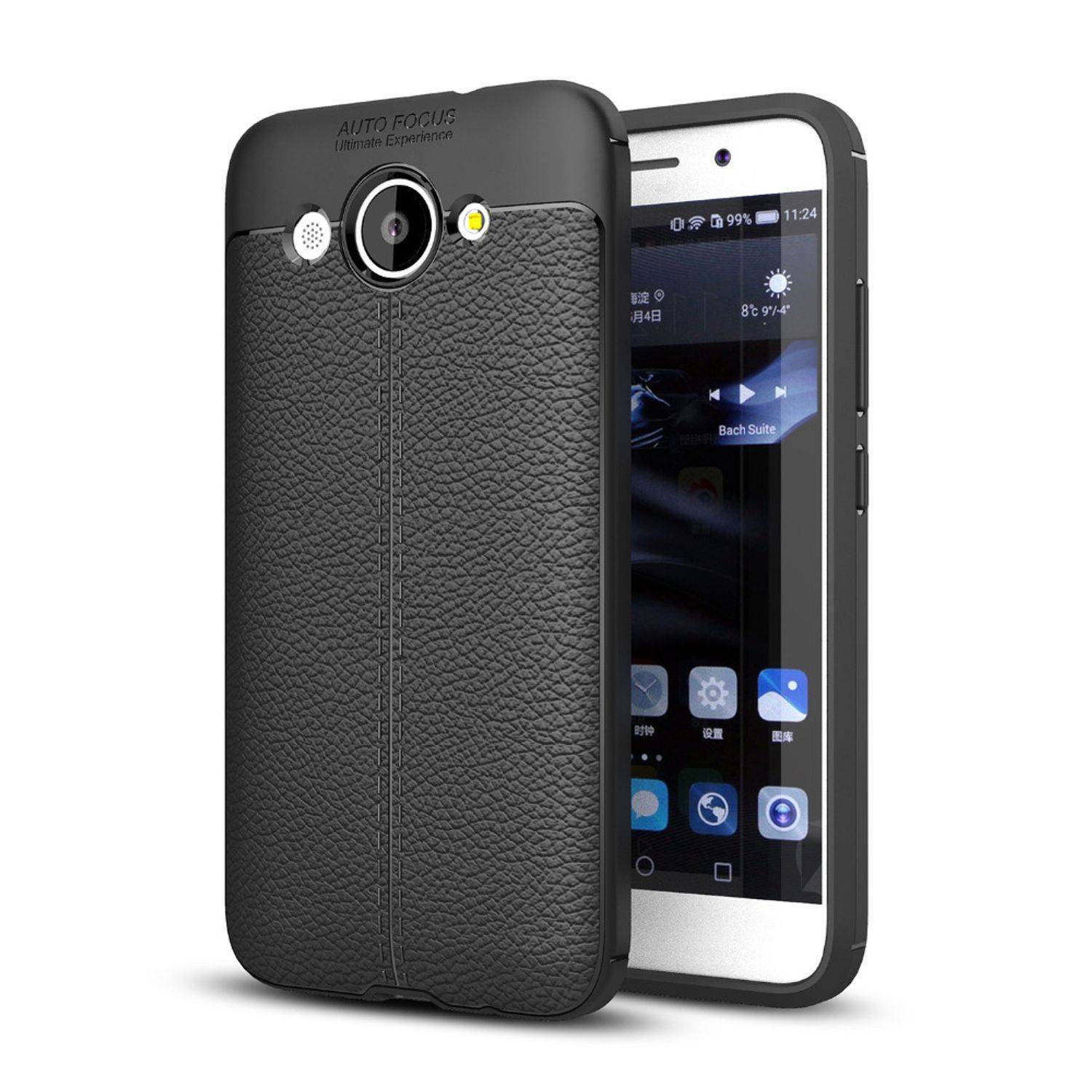 Huawei Y3 (2017) Handyhülle Backcover Schwarz